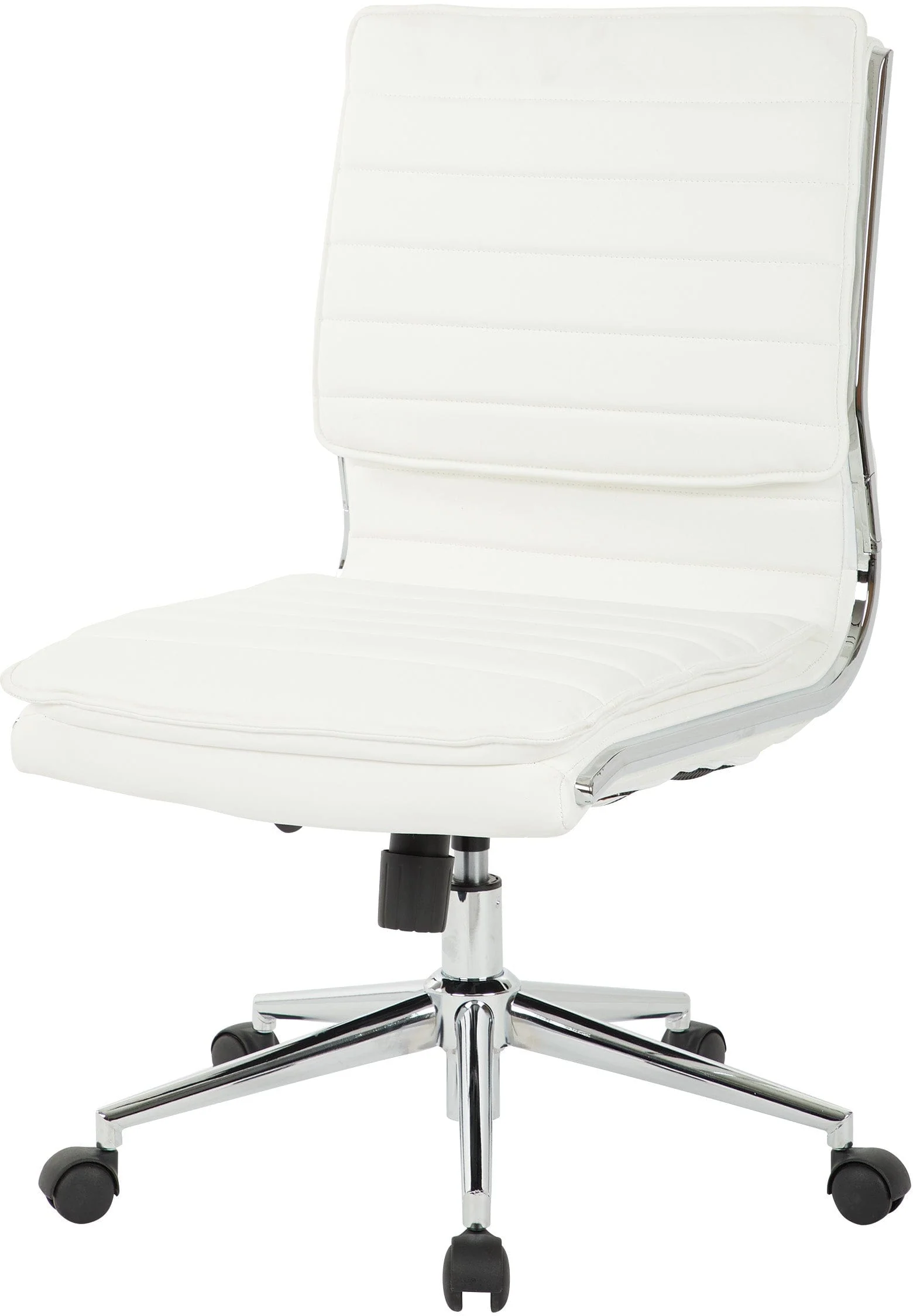 Office Star Armless Mid Back Manager's Faux Leather Chair [SPX23592C] - Image 5