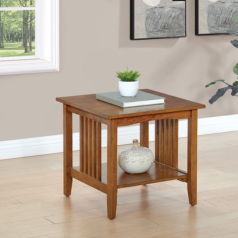 OSP Designs Sierra Mission End Table In Oak [SRA09] - Image 3