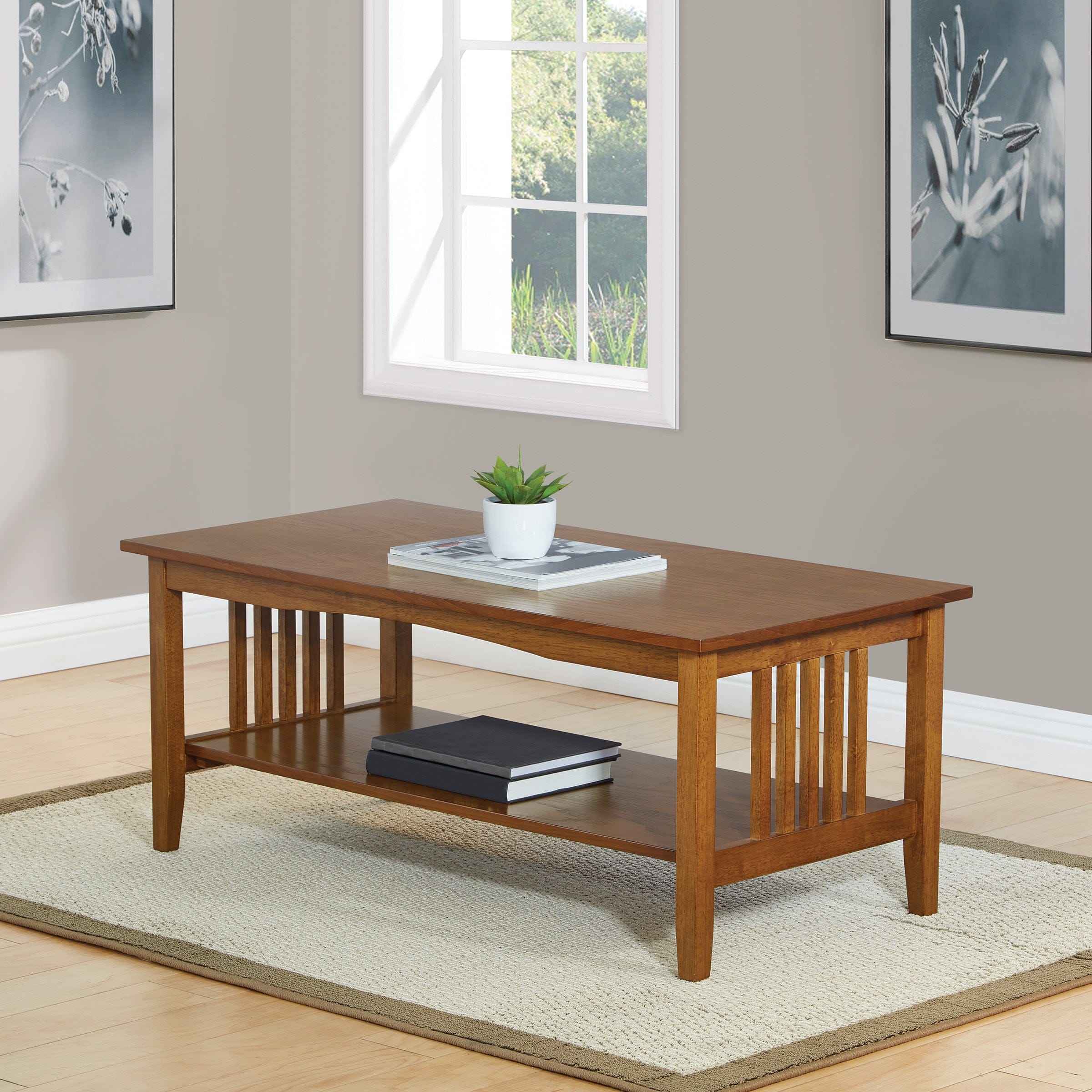 OSP Designs Sierra Coffee Table Ash [SRA12-AH] - Image 3