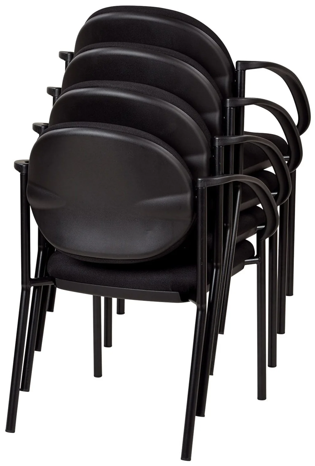 Office Star Work Smart Stacking Chair With Arms [STC3410] - Image 4