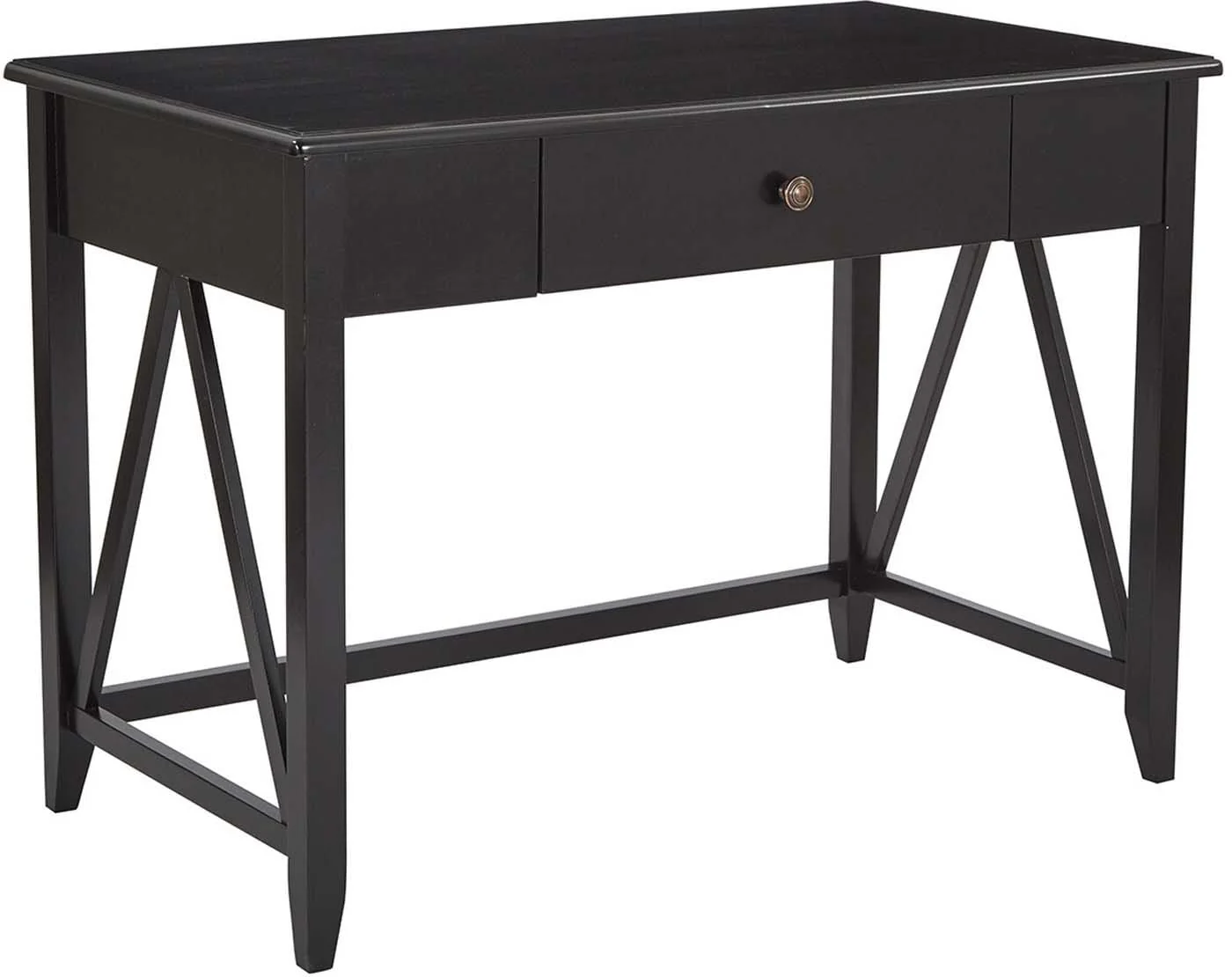 Santa Cruz Writing Desk in Black Finish [STCZ25-BK]