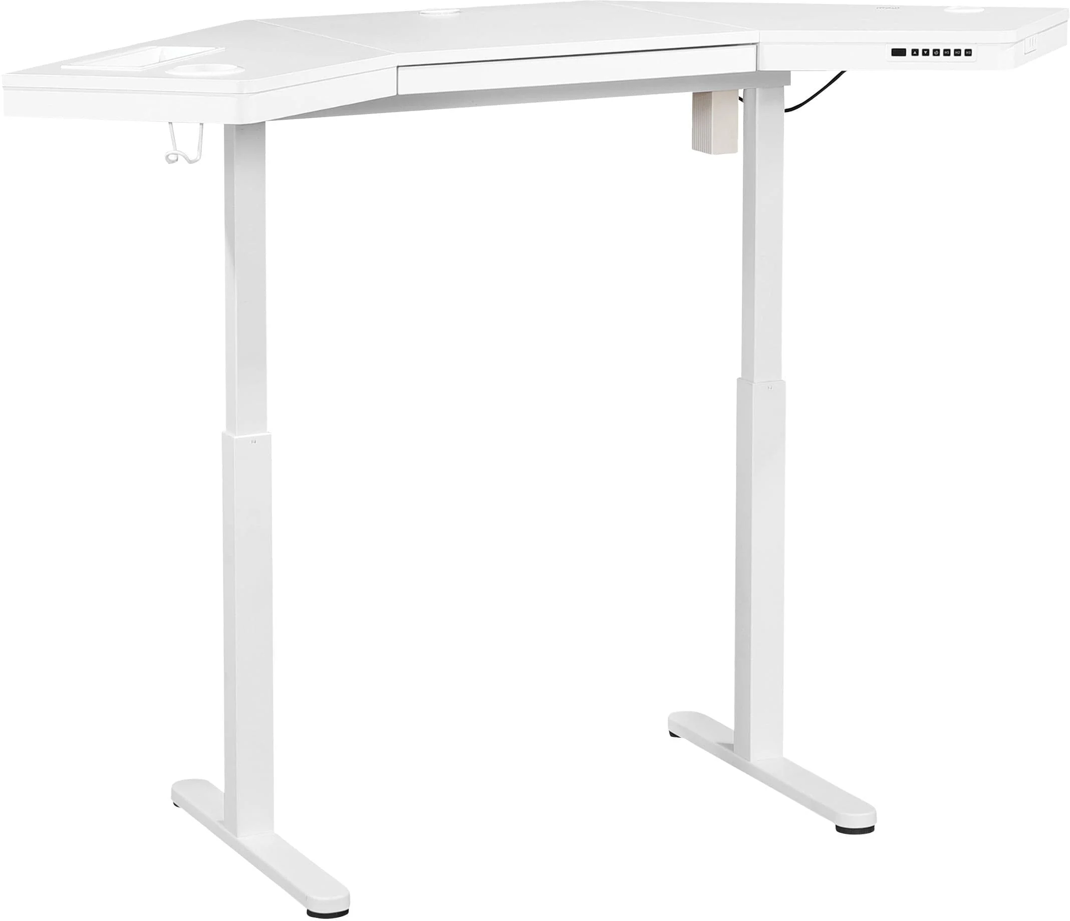 Office Star Stealth Corner Sit-to-Stand Electric Height Desk [STH4848] - Image 4