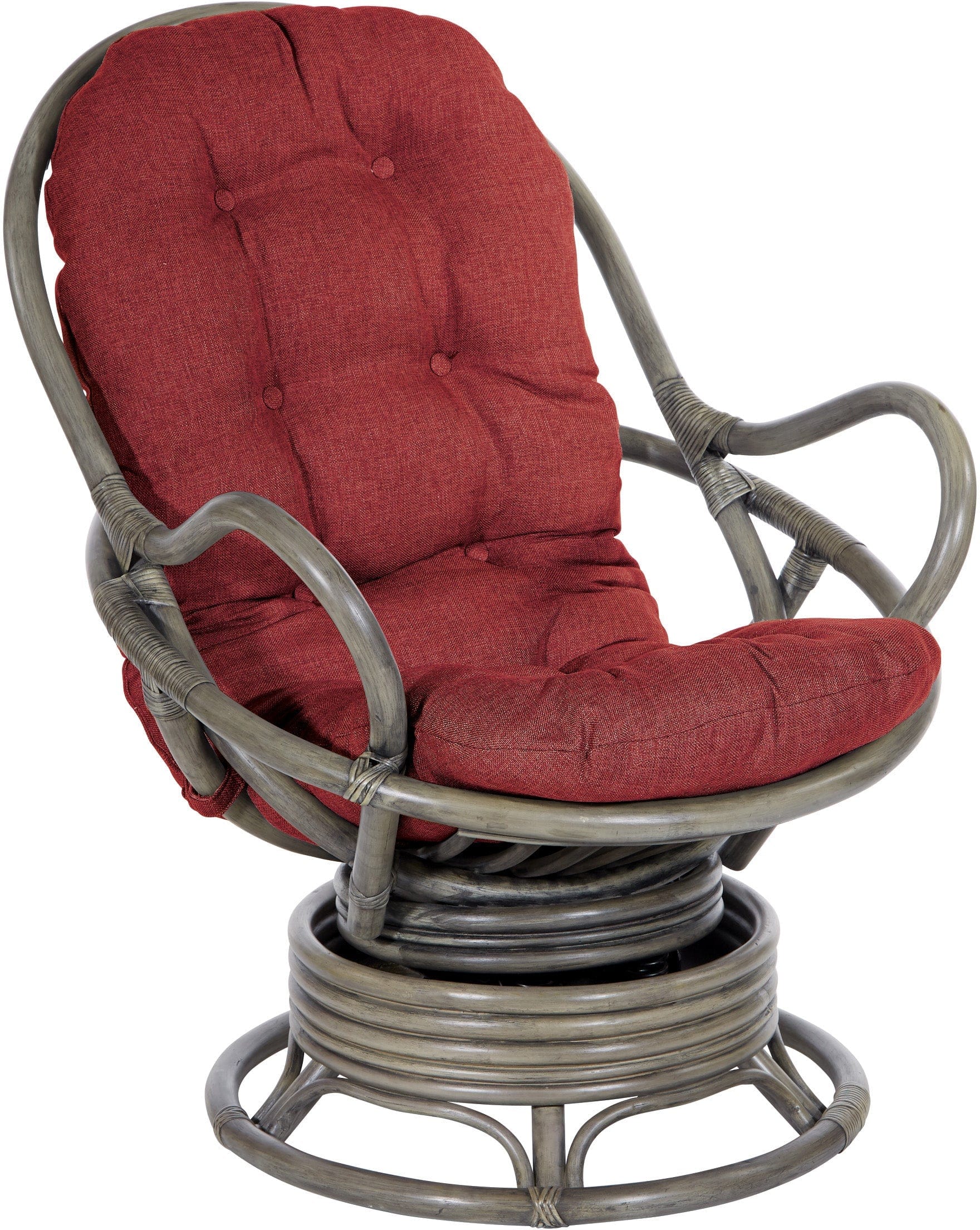 Office Star Tahiti Rattan Swivel Rocker [TAH320] - Image 4