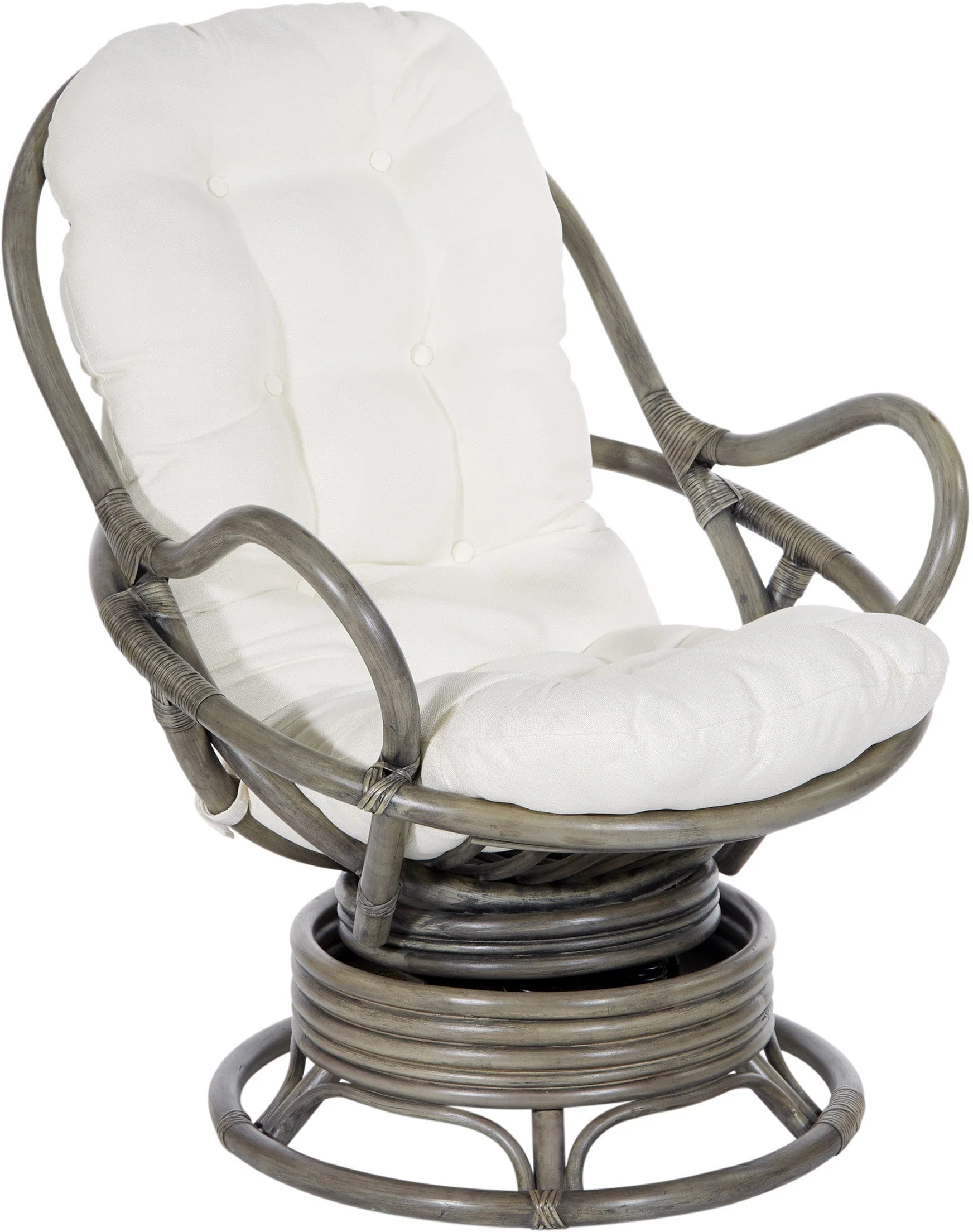 Office Star Tahiti Rattan Swivel Rocker [TAH320] - Image 5