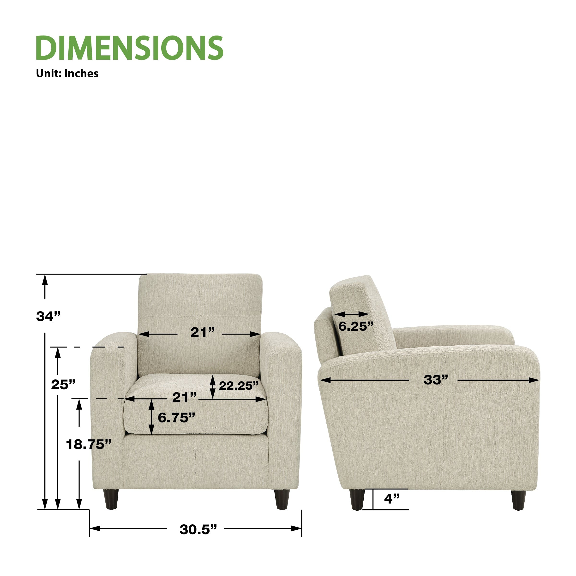 Office Star Ave Six Venus Club Chair [VNS51A] - Image 43