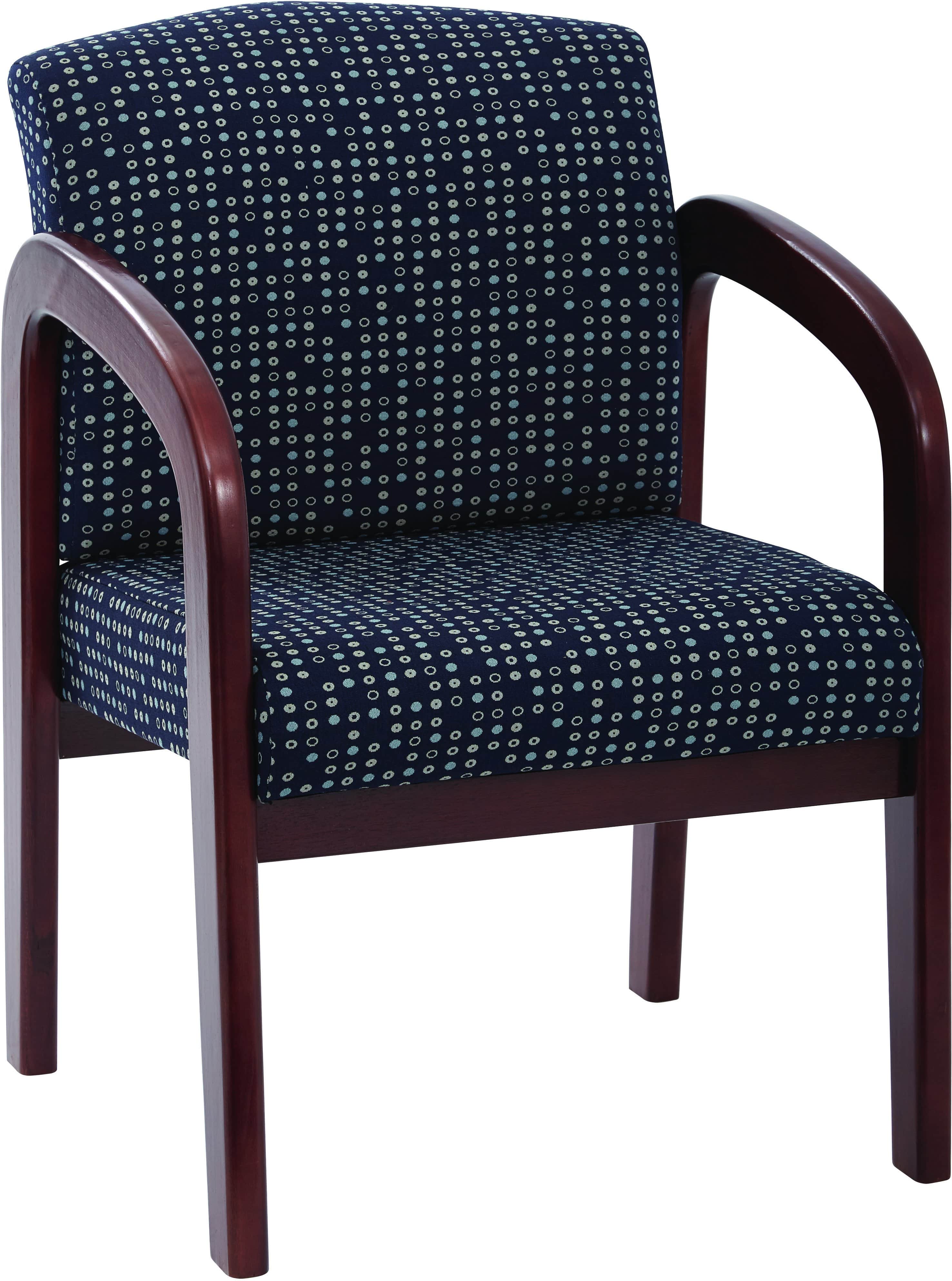 Office Star Work Smart™ Cherry Finish Wood Visitor Chair [WD387] - Image 3