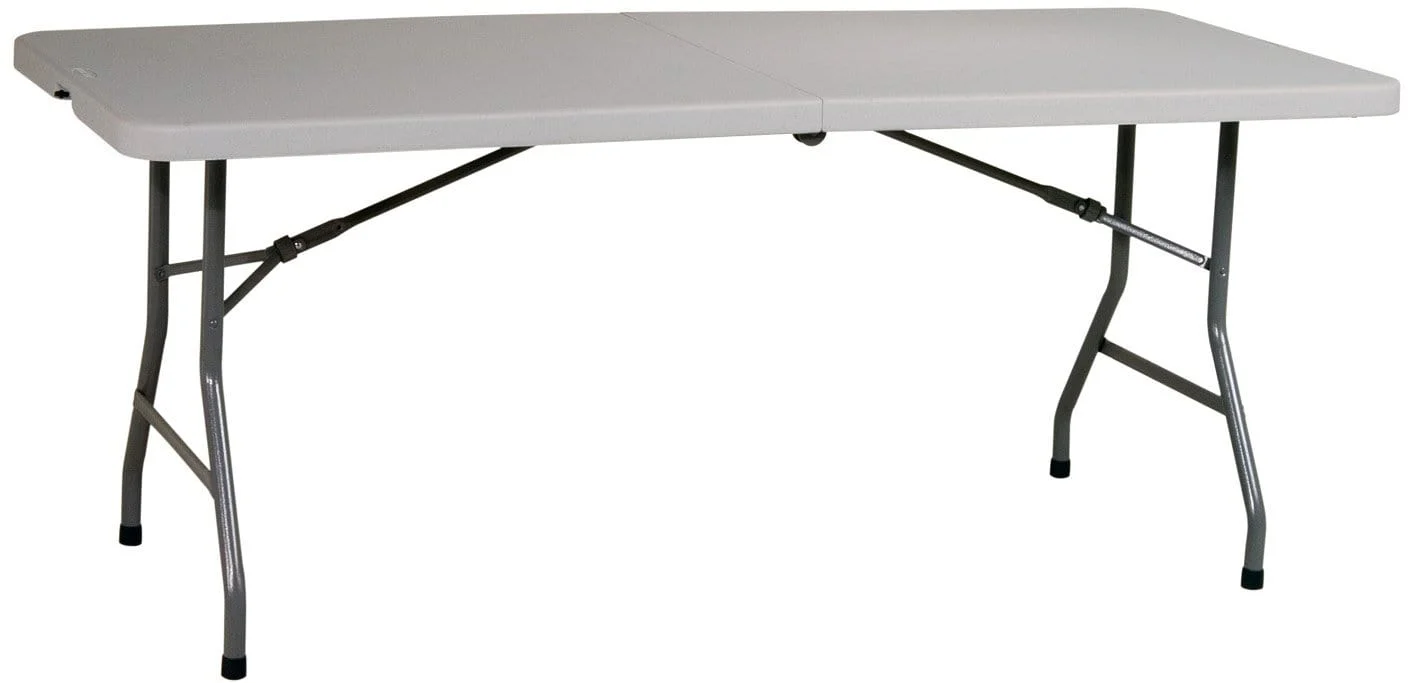 Office Star Work Smart™ 6' Resin Center Fold Multi Purpose Table [BT6FQ]