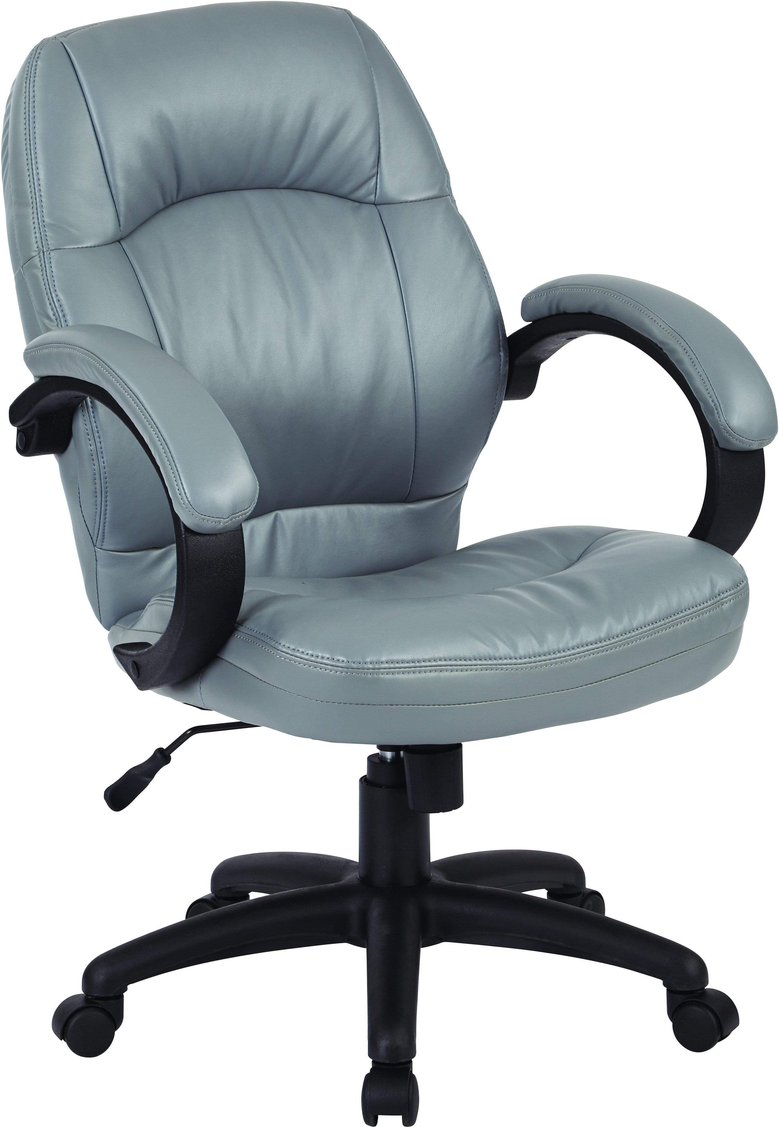 Office Star Work Smart™ Deluxe Faux Leather Managers Chair [FL605] - Image 2