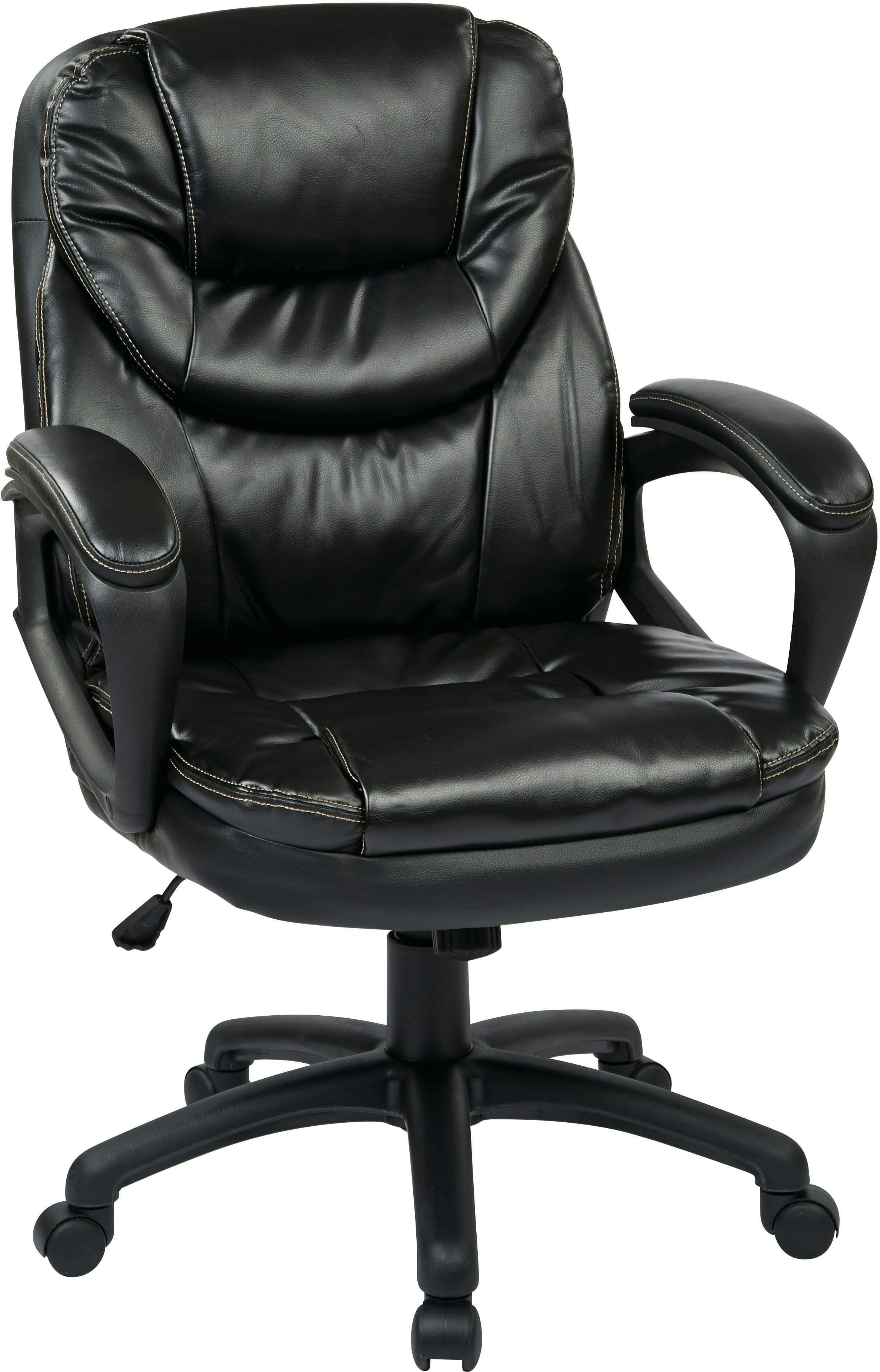 Office Star Work Smart™ Faux Leather Managers Chair [FL660] - Image 2