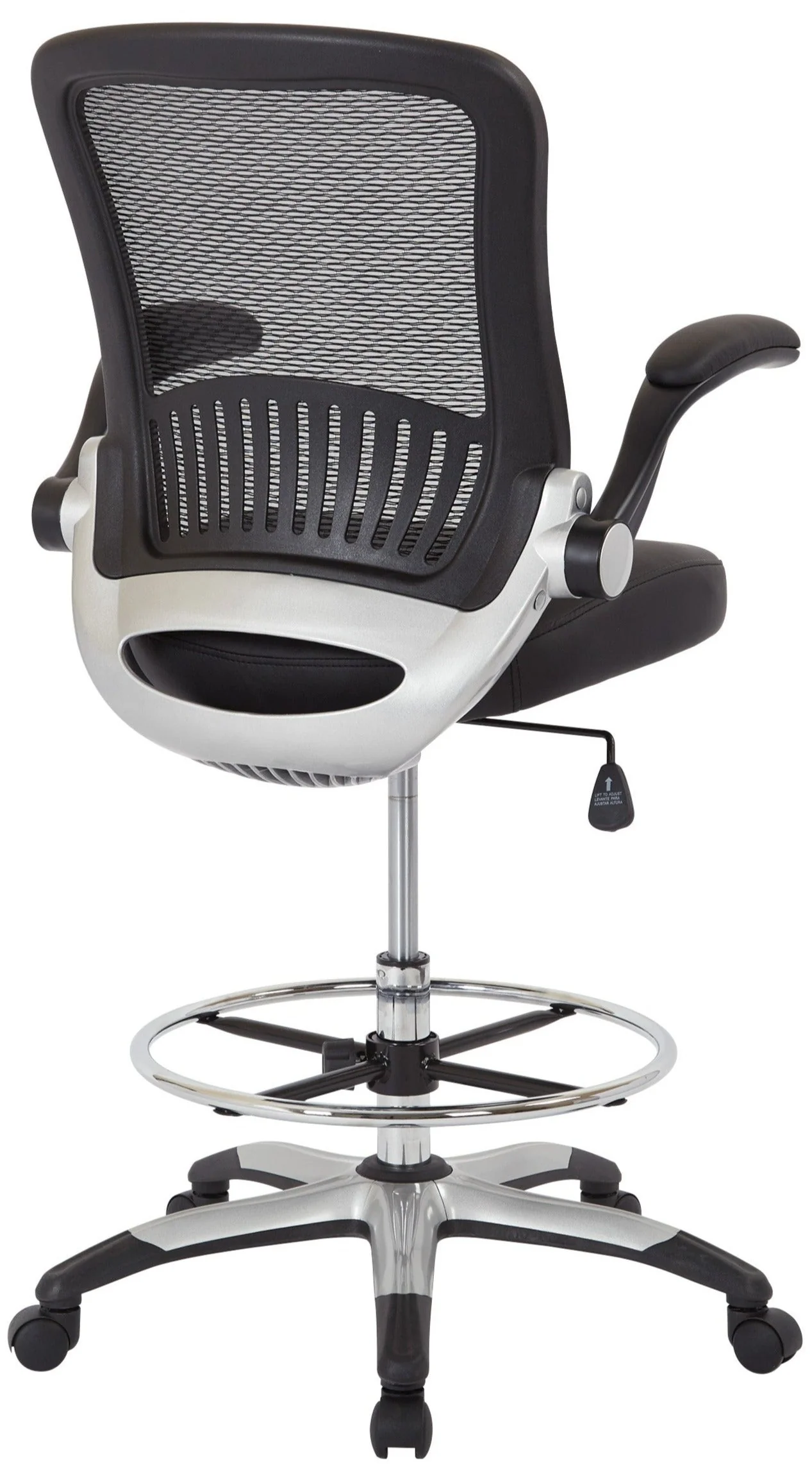 Office Star Work Smart™ Mesh Back Drafting Chair [DCY69006] - Image 5