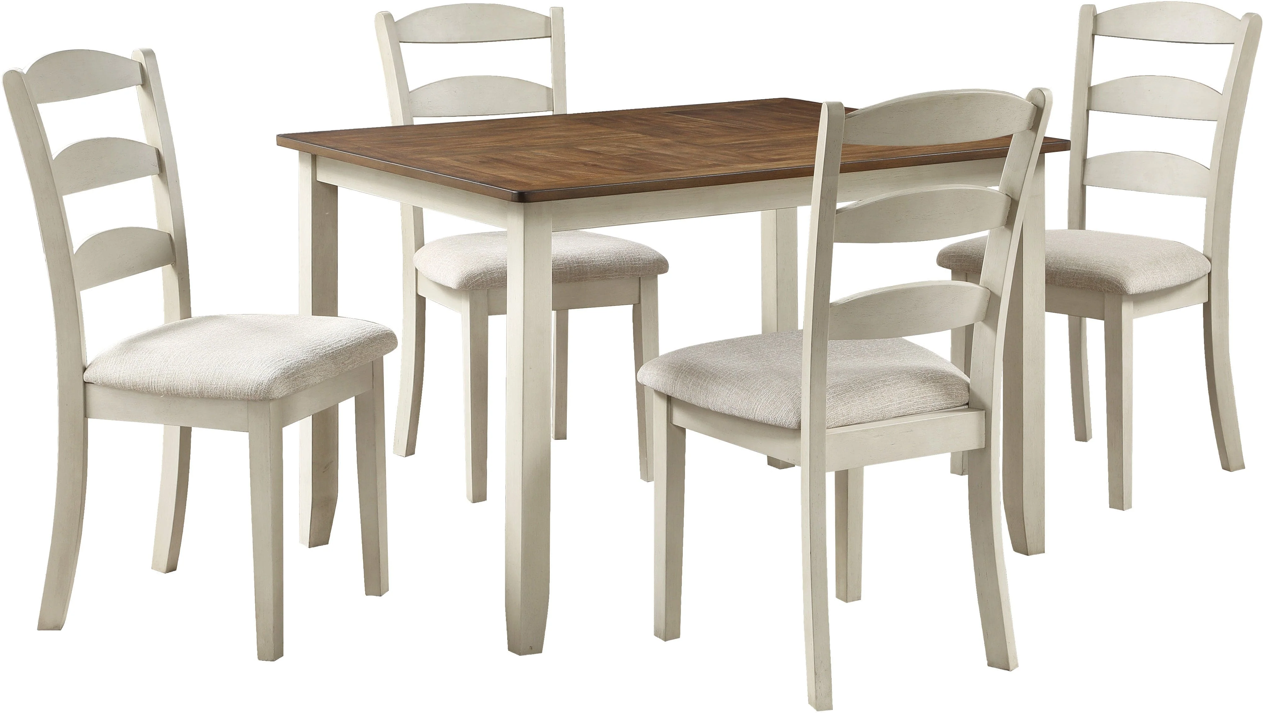 Office Star West Lake Dining Table Set, 5-Piece [WSK3247K]