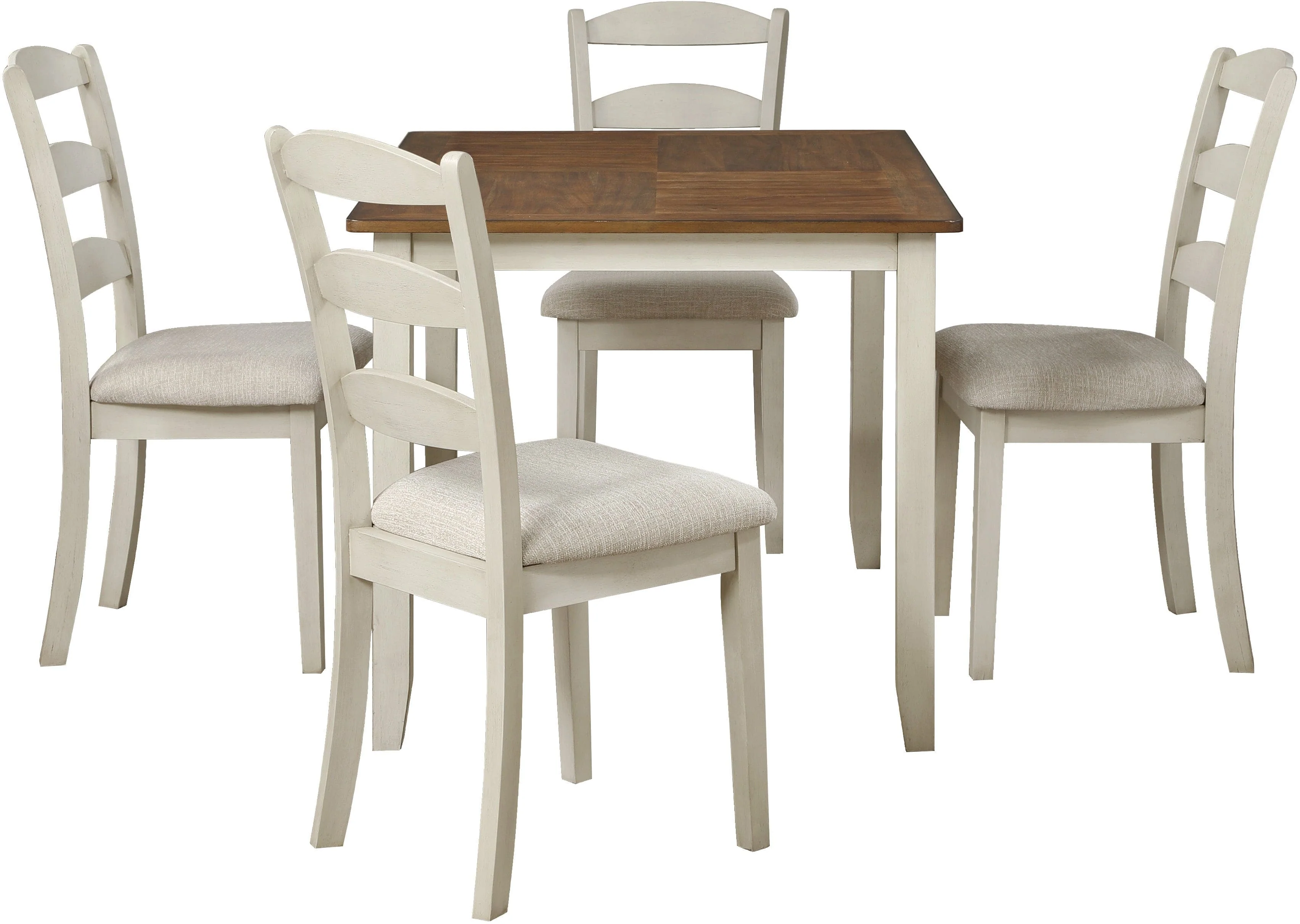 Office Star West Lake Dining Table Set, 5-Piece [WSK3247K] - Image 3