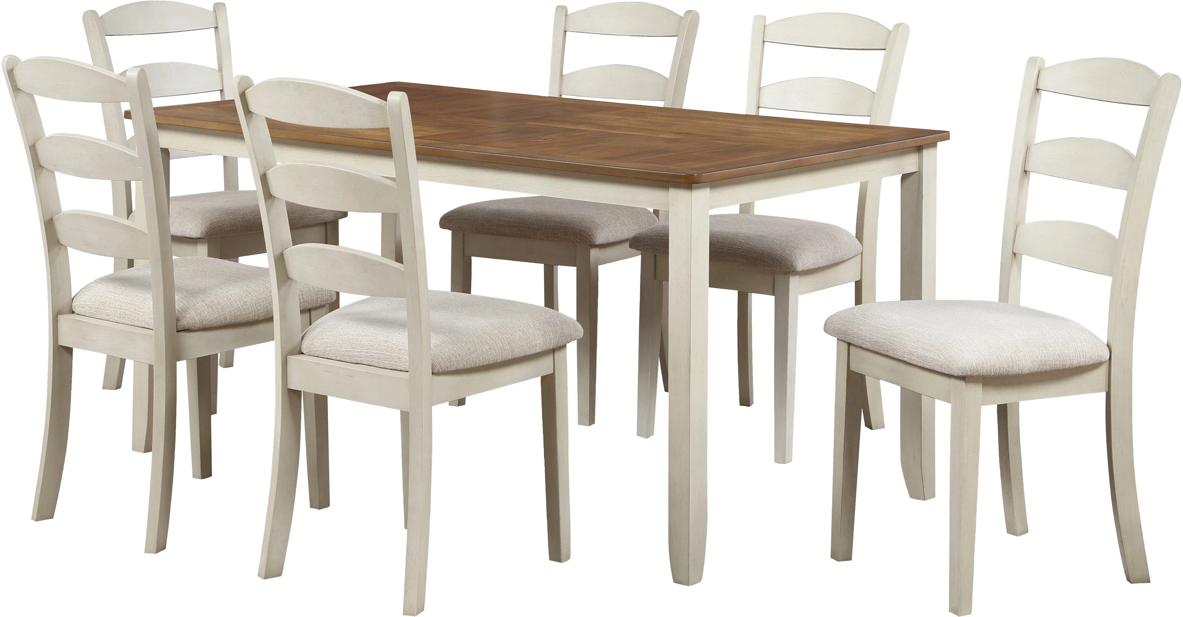 Office Star West Lake Dining Table Set, 7-Piece [WSK3266K]