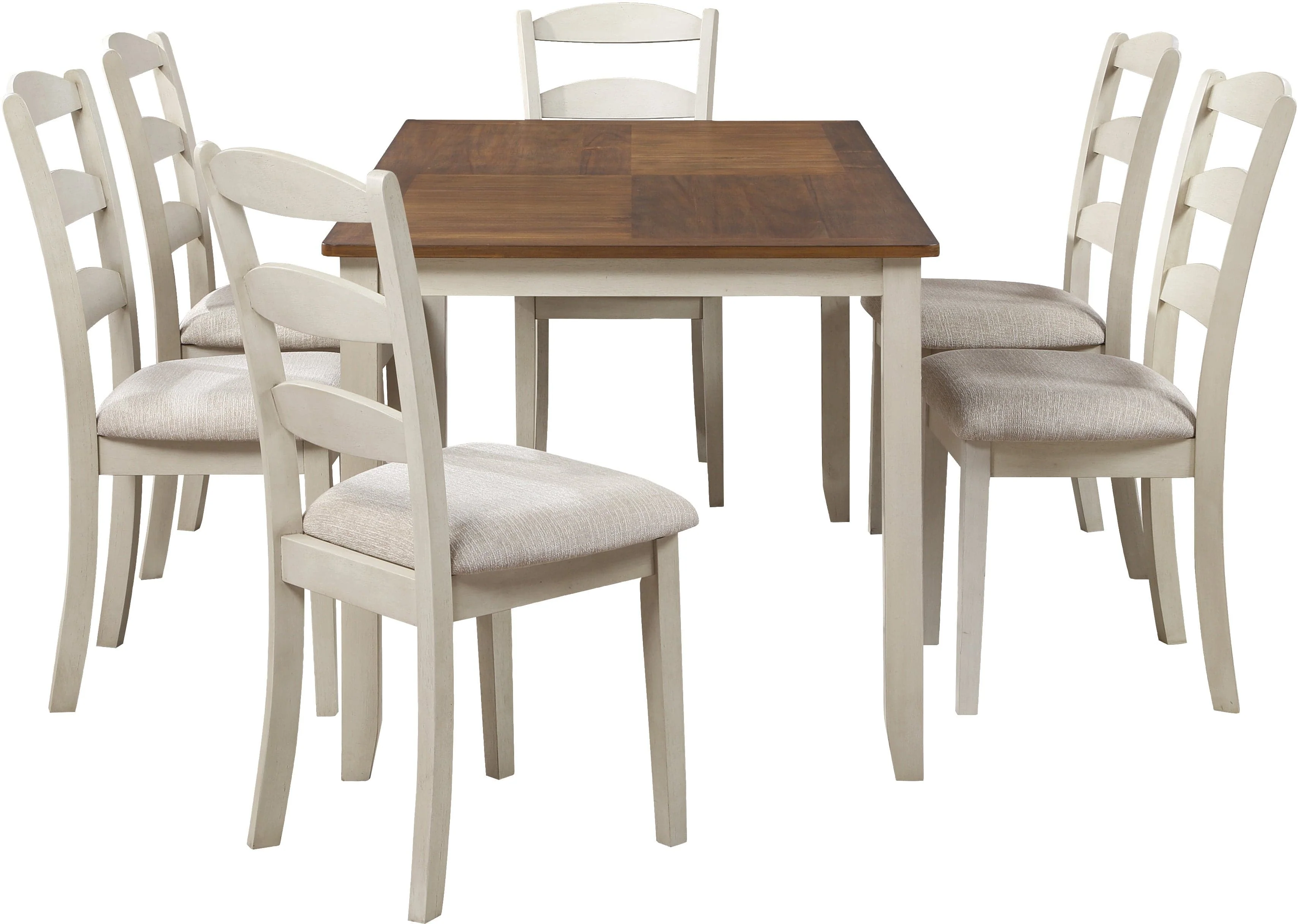 Office Star West Lake Dining Table Set, 7-Piece [WSK3266K] - Image 3