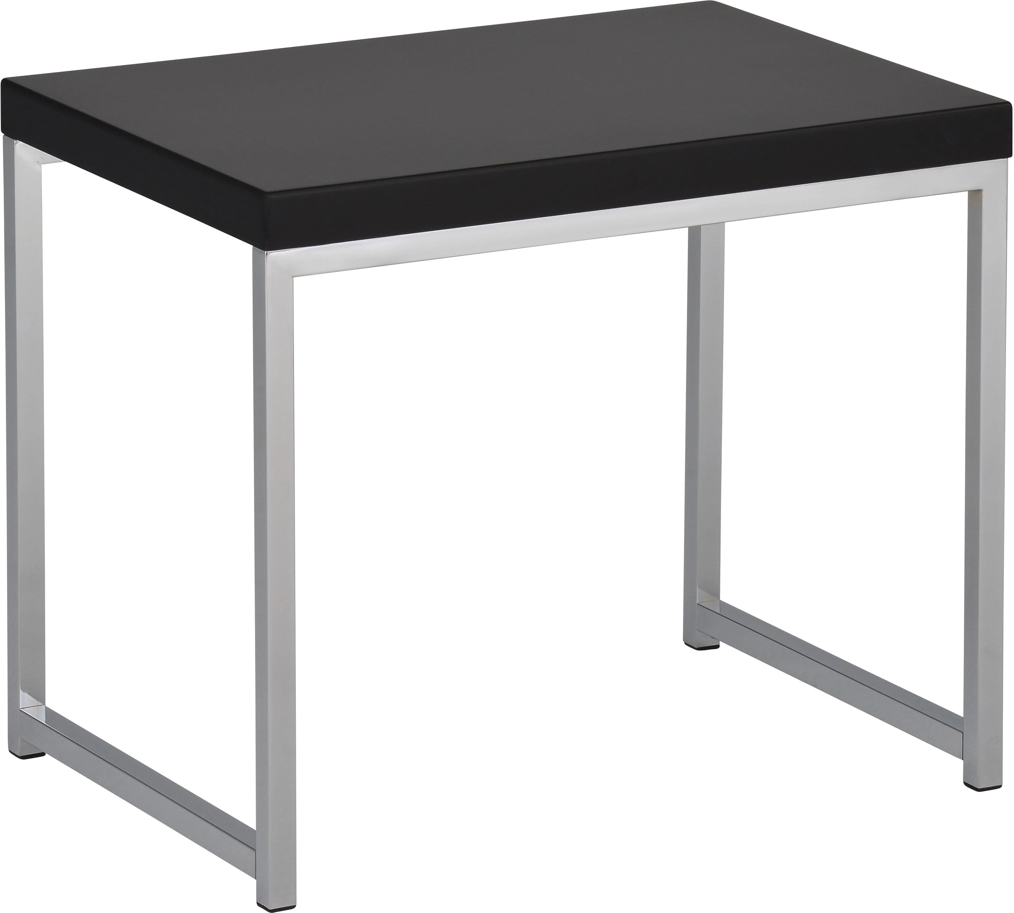 Office Star Ave Six Wall Street End Table in White [WST09] - Image 2