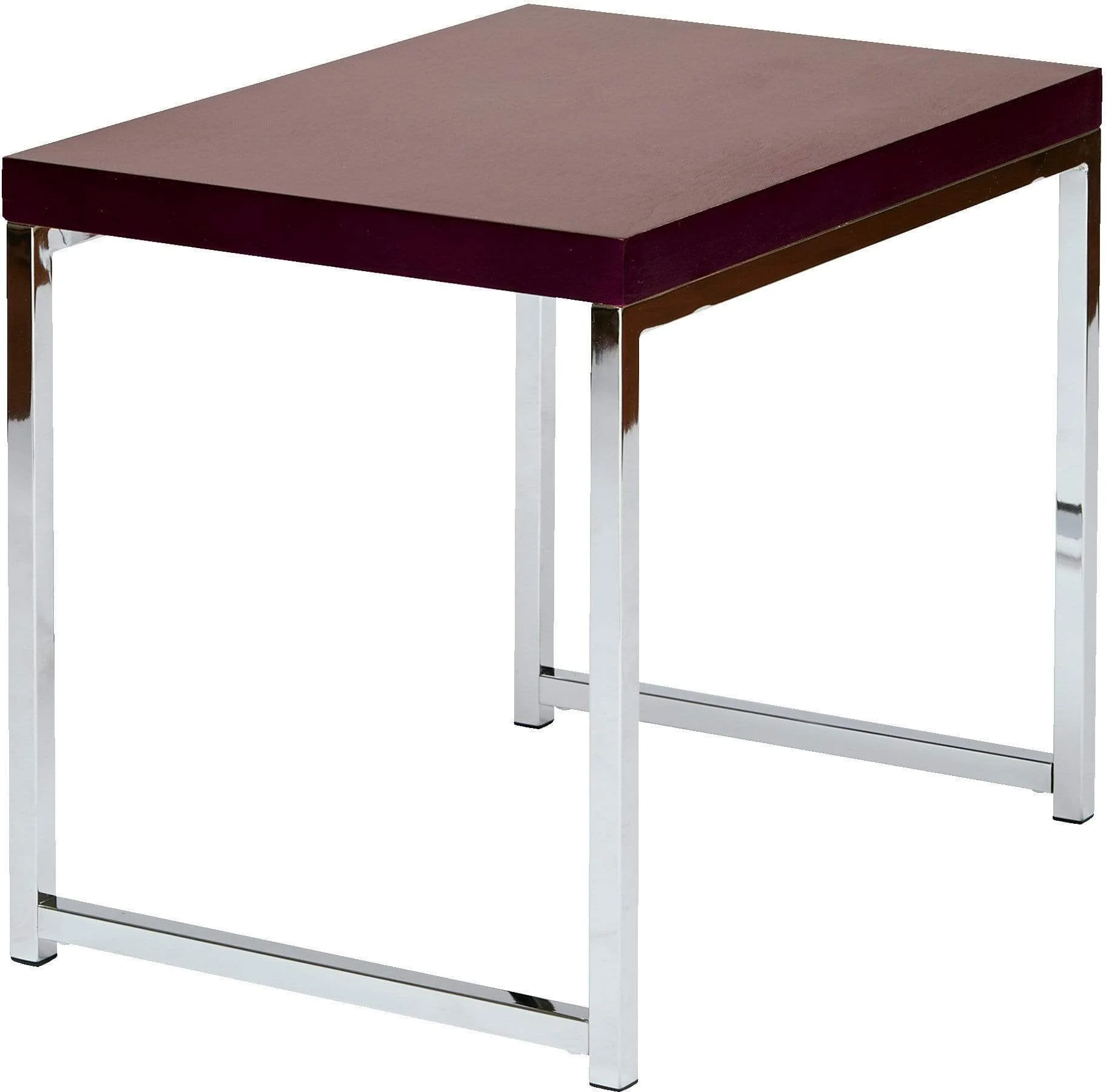 Office Star Ave Six Wall Street End Table in White [WST09] - Image 3