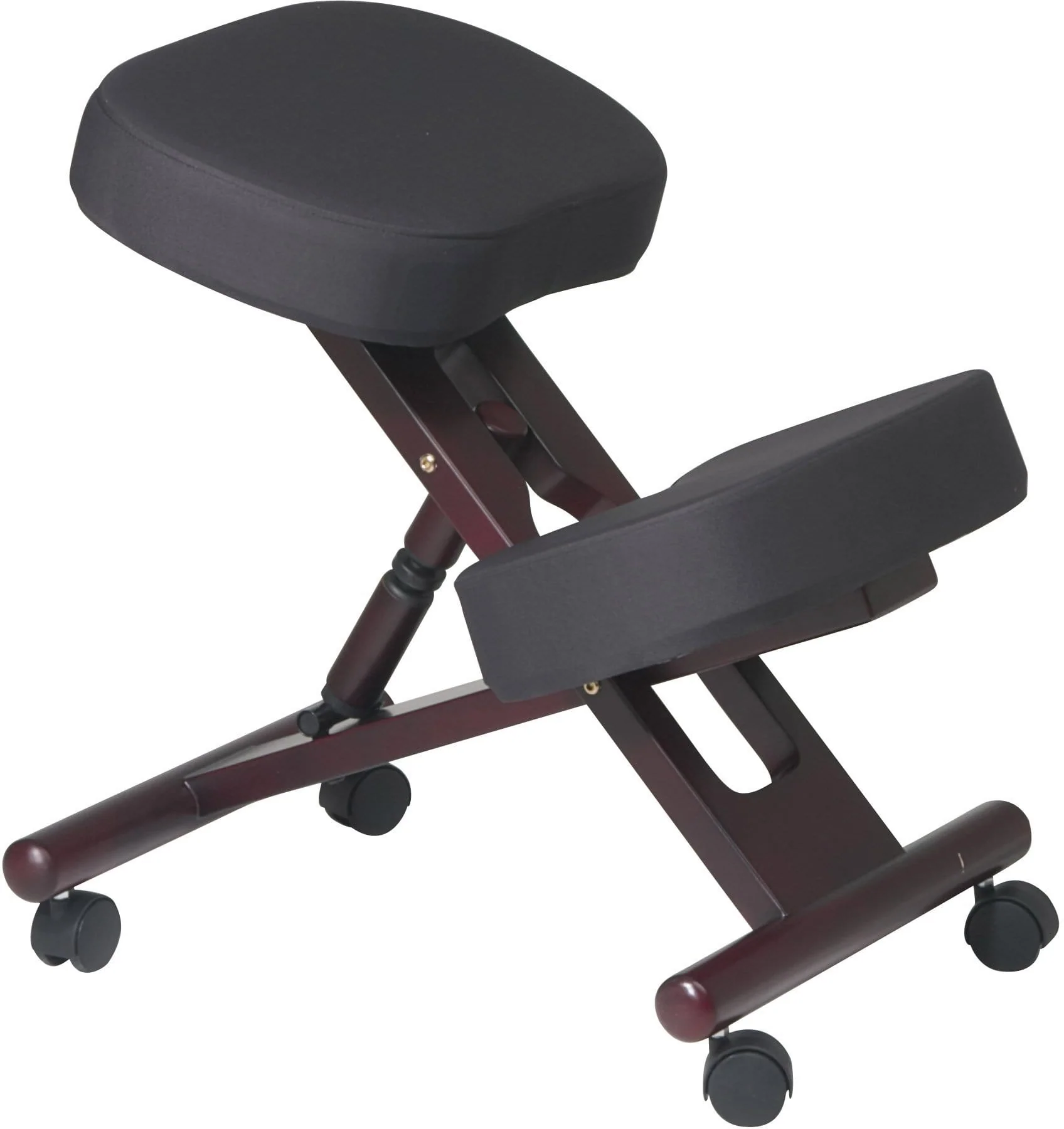 Office Star Work Smart Wood Finish Kneeling Chair [KCW778] - Image 2