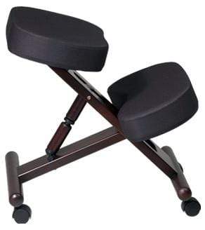 Office Star Work Smart Wood Finish Kneeling Chair [KCW778] - Image 3