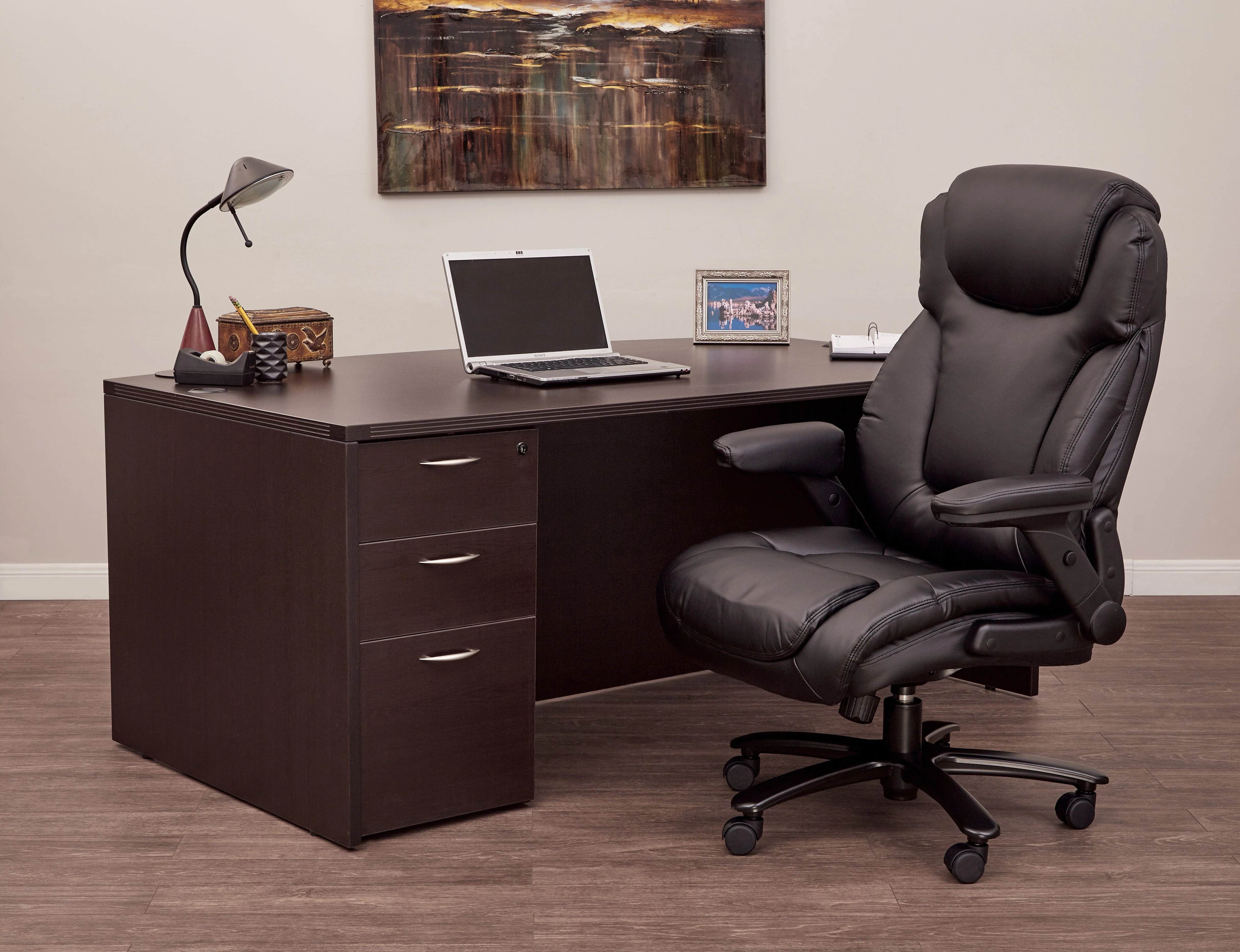 Pro Line II High Back Bonded Leather Big & Tall Executive Chair [39200] - Image 7