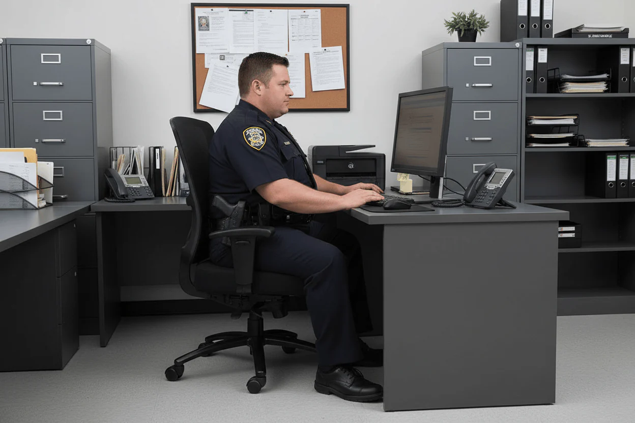 Offices To Go Mesh ack Heavy Duty 24 Hour Chair [OTG10703] - Image 5