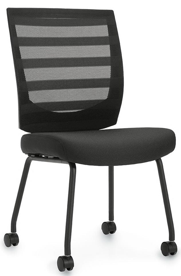 Offices To Go Armless Mesh ack Visitors Chair [OTG10706] - Image 5