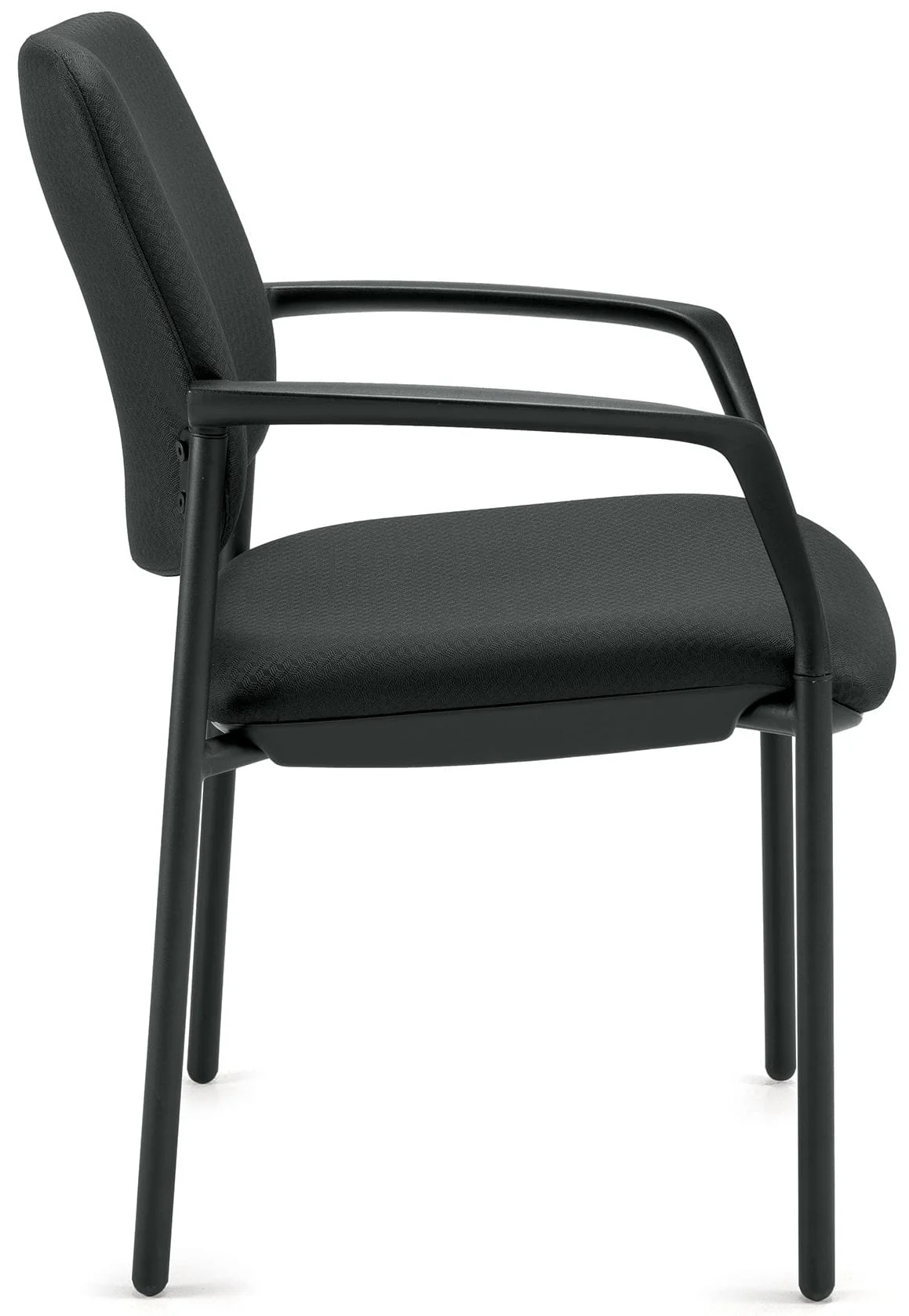 Offices To Go lack Fabric Waiting Room Chair with Arms [OTG3918]