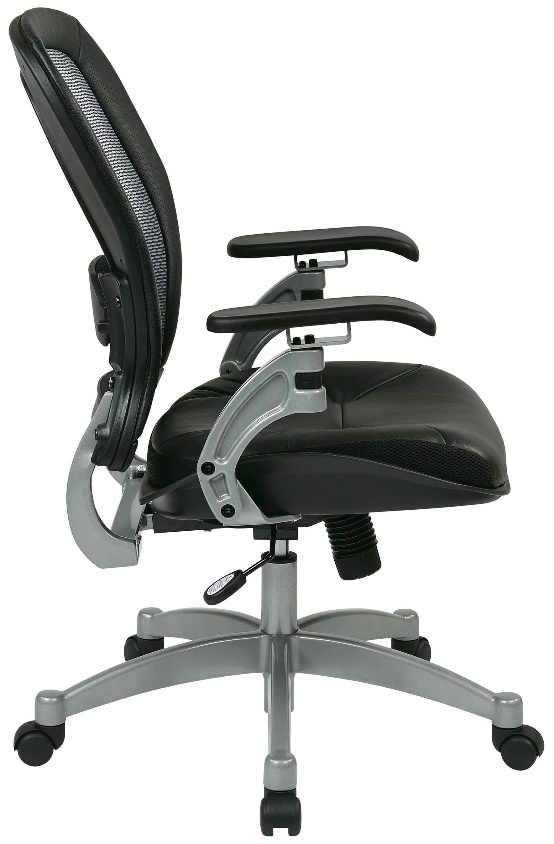 Space Seating Professional Air Grid Back Office Chair in Black [3680] - Image 3