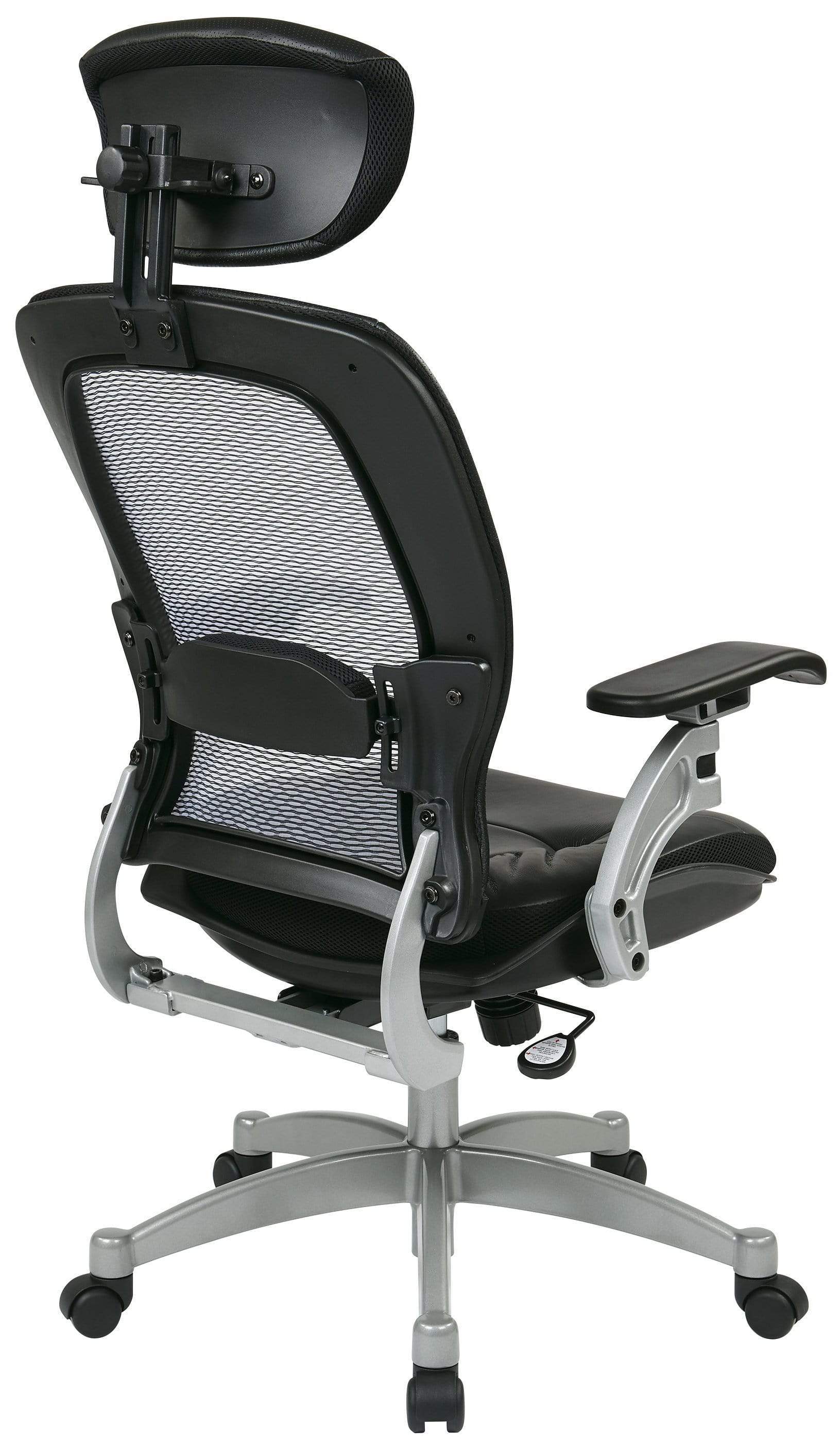 Space Seating Professional Mesh Office Chair with Headrest [36806] - Image 4