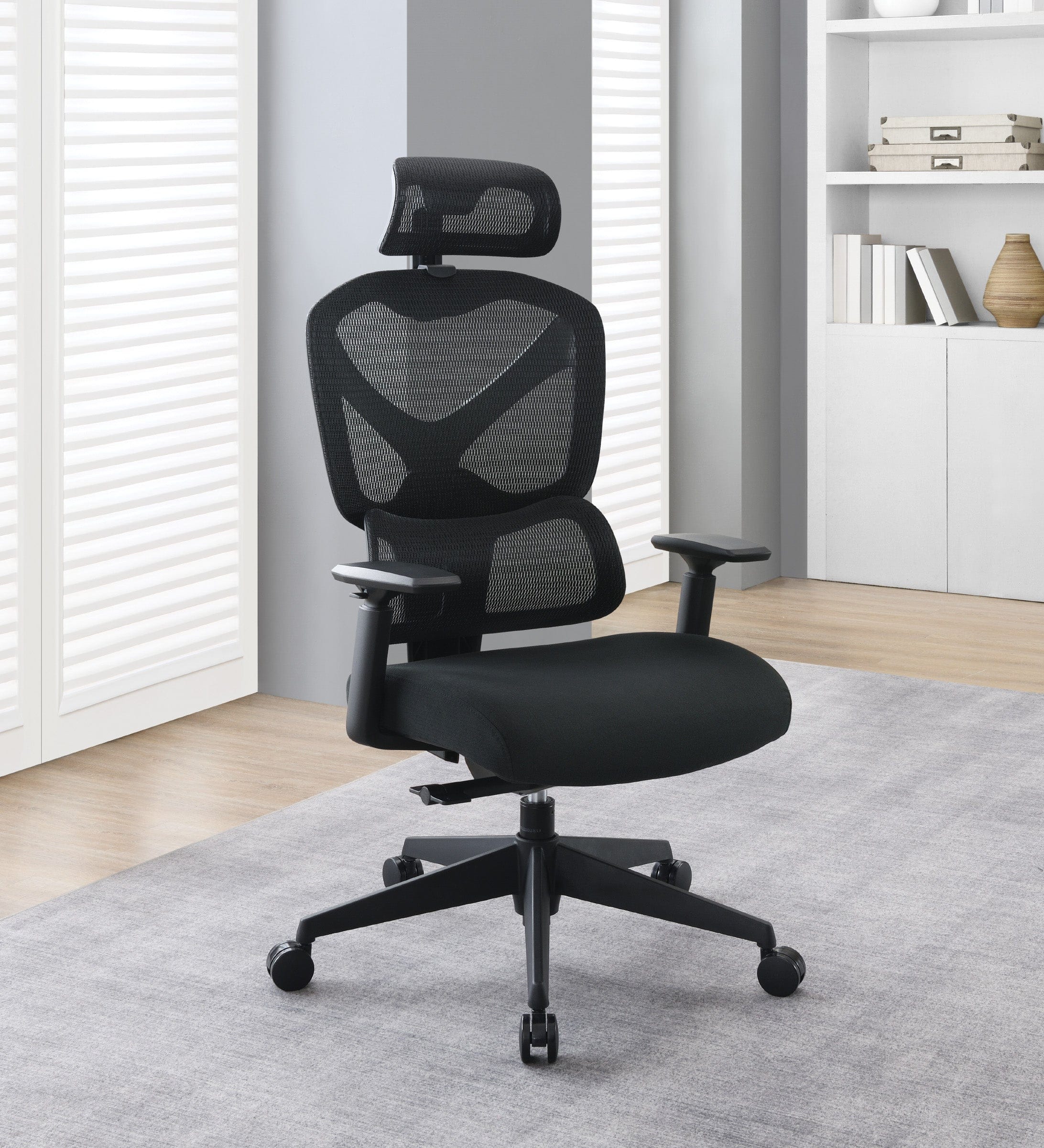 ProLine II Mesh Back Heavy Duty Chair with Adjustable Headrest [71142HR-3] - Image 6
