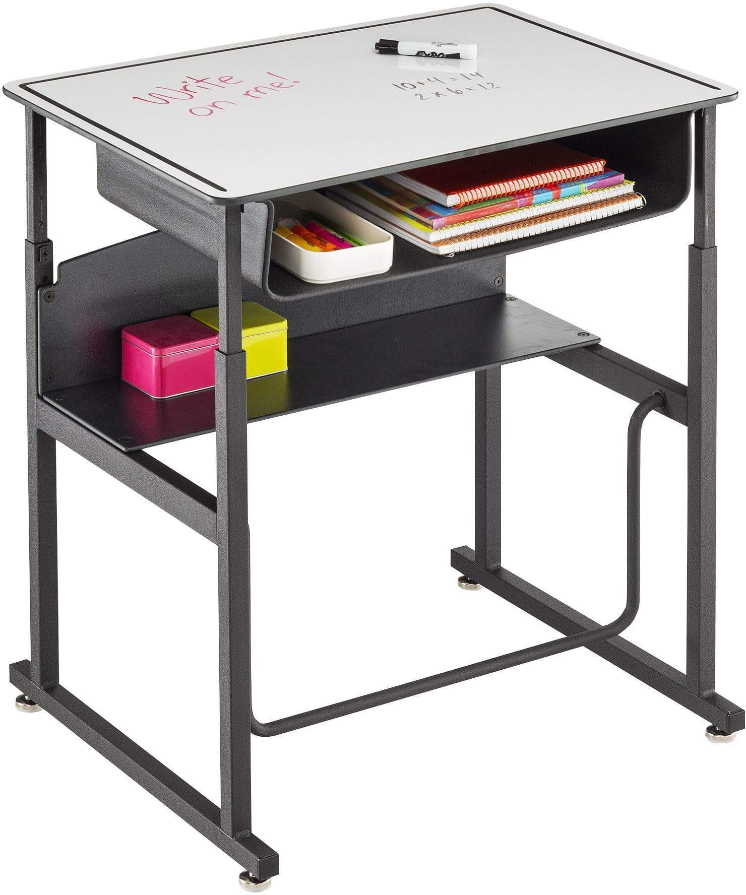 AlphaBetter® Desk with Book Box Premium Top 28" x 20" [1204] - Image 2