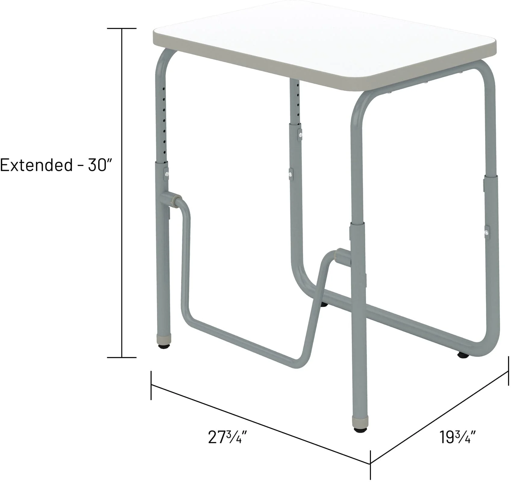 Safco AlphaBetter® 2.0 Height – Adjustable Student Desk with Pendulum Bar 22"-30" [1221] - Image 8