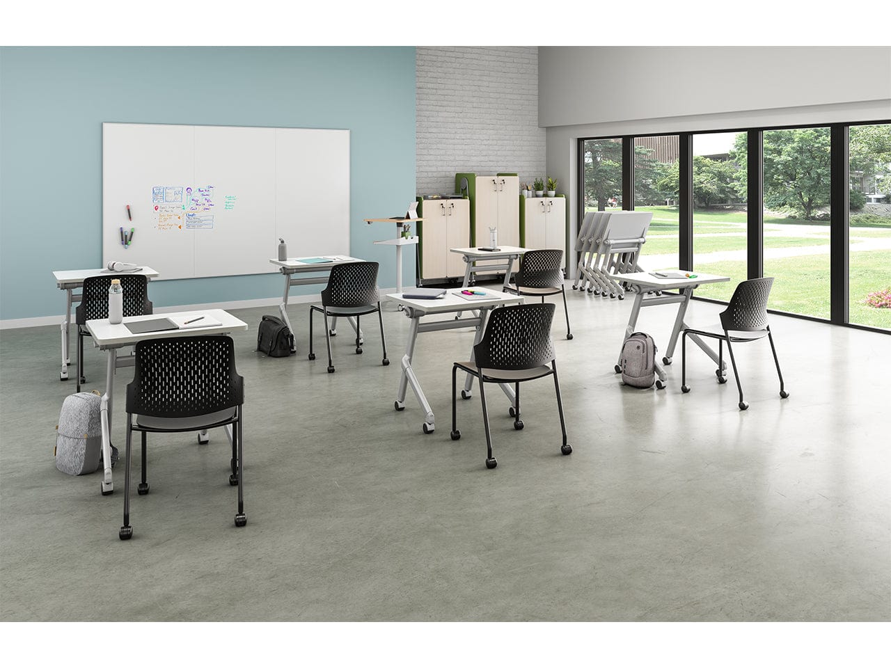 Safco Learn Nesting Rectangle Desk [1227] - Image 4