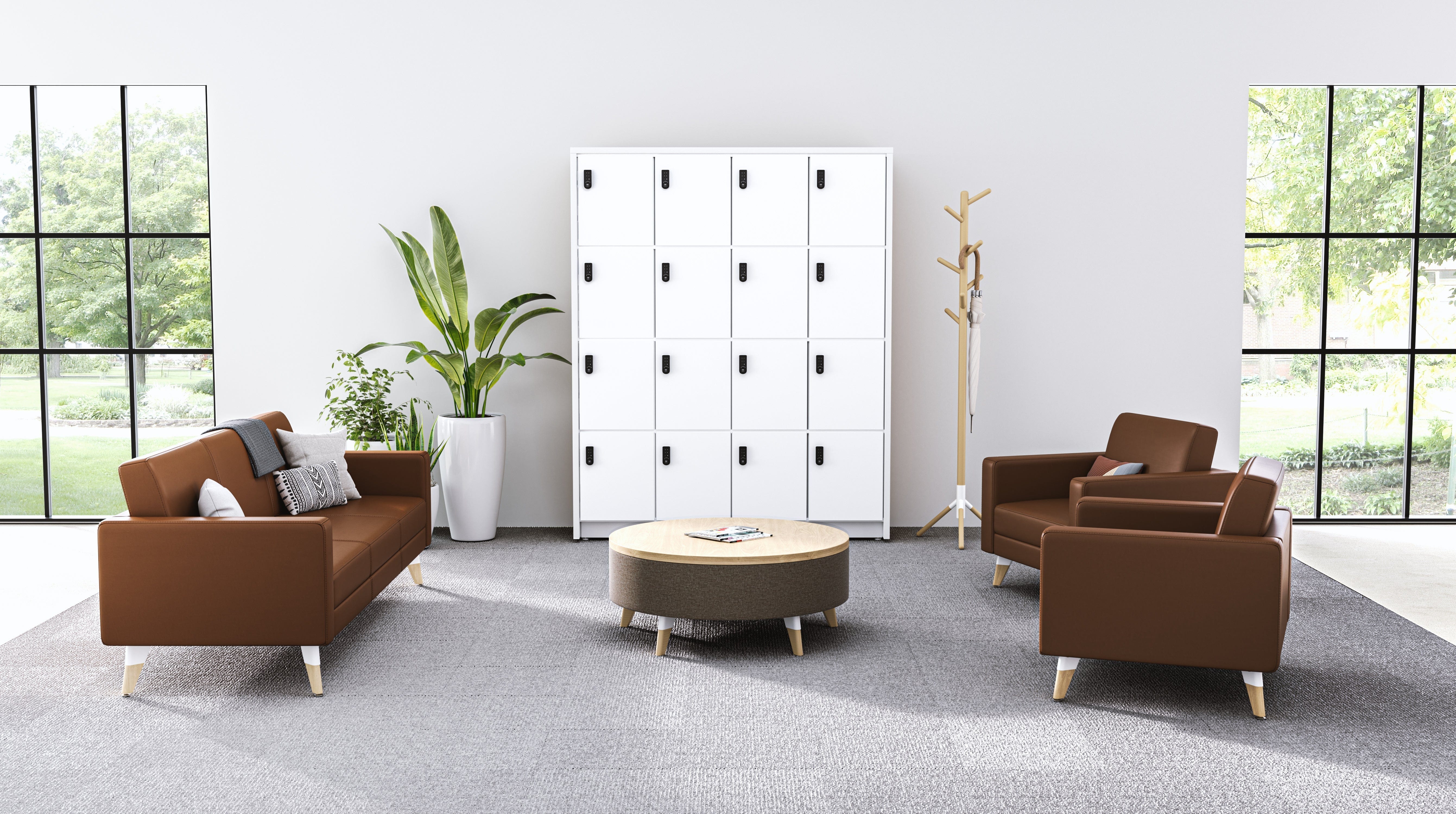Safco Lounge Sofa, Legs Not Included [1730] - Image 5