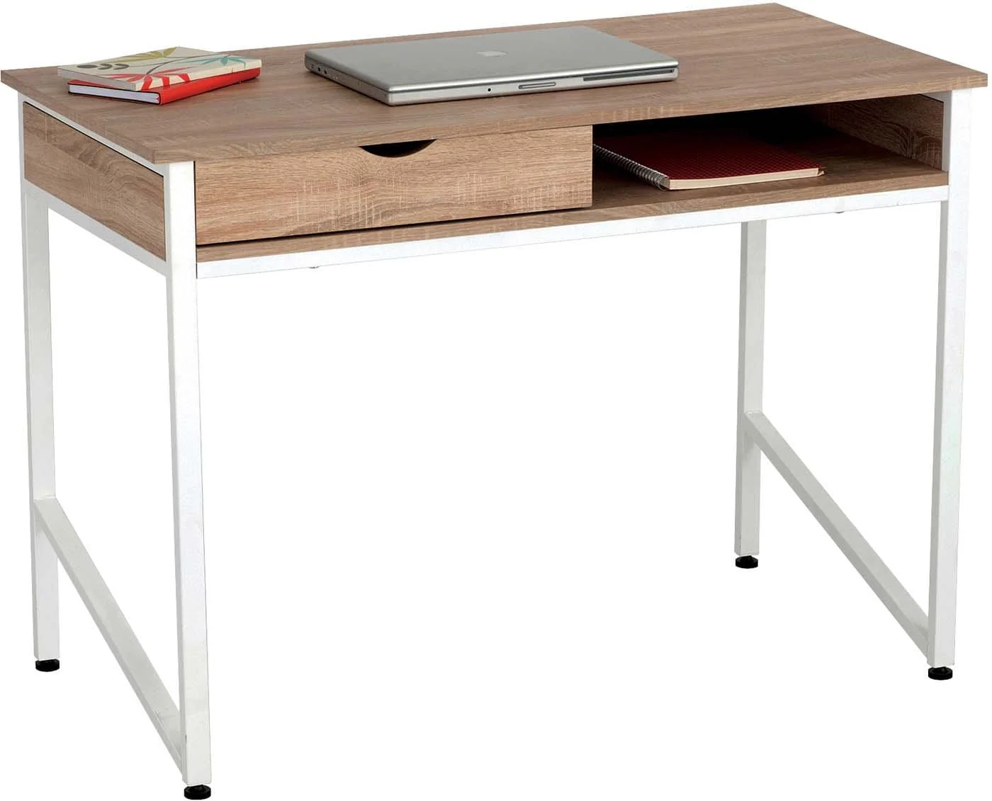 Office Desk Single Drawer Cherry Top Frame [1950] - Image 2