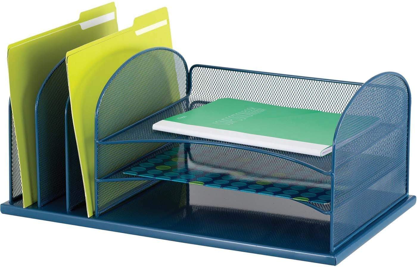 Onyx™ Desk Organizer 3 Horizontal / 3 Upright Mesh [3254] - Image 2