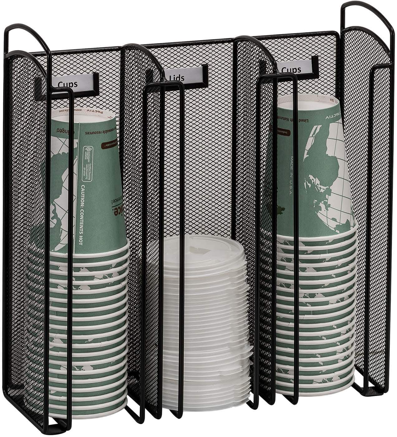 Onyx™ Cup & Lid Holder Mesh Black [3292BL]