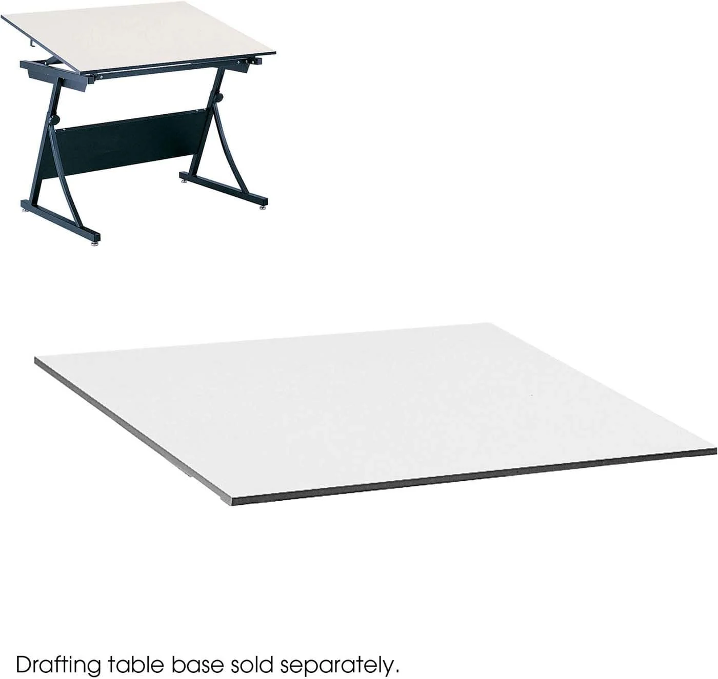 PlanMaster Height-Adjustable Drafting Tabletop 60 x 37 1 / 2" White [3948]