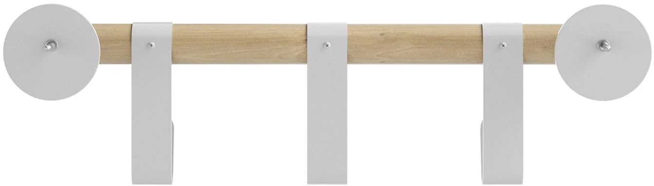 Safco Resi Coat Wall Rack, 3 Hooks [4263] - Image 4