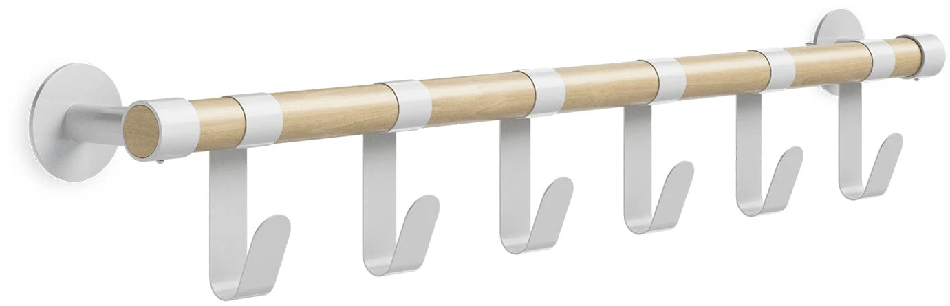 Safco Resi Coat Wall Rack, 6 Hooks [4264] - Image 4