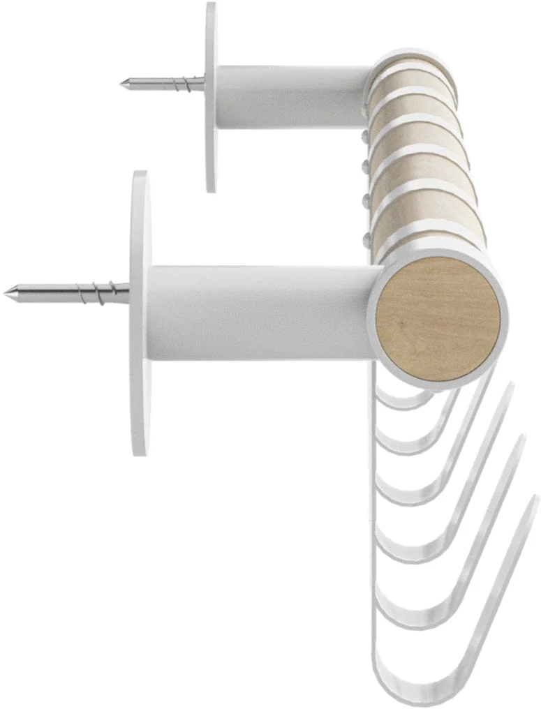 Safco Resi Coat Wall Rack, 6 Hooks [4264] - Image 5