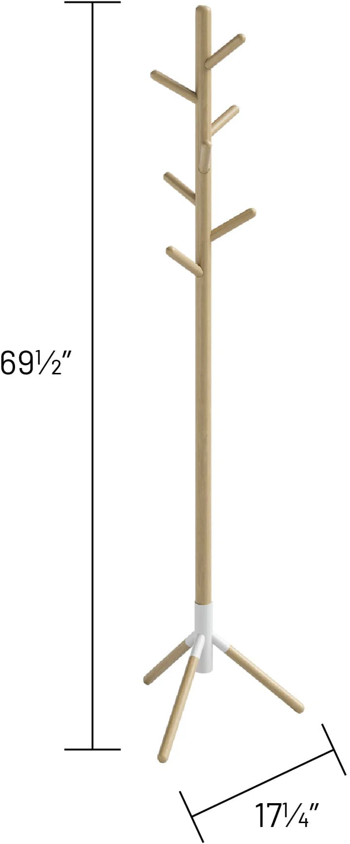 Safco Resi Standing Coat Tree [4265] - Image 3