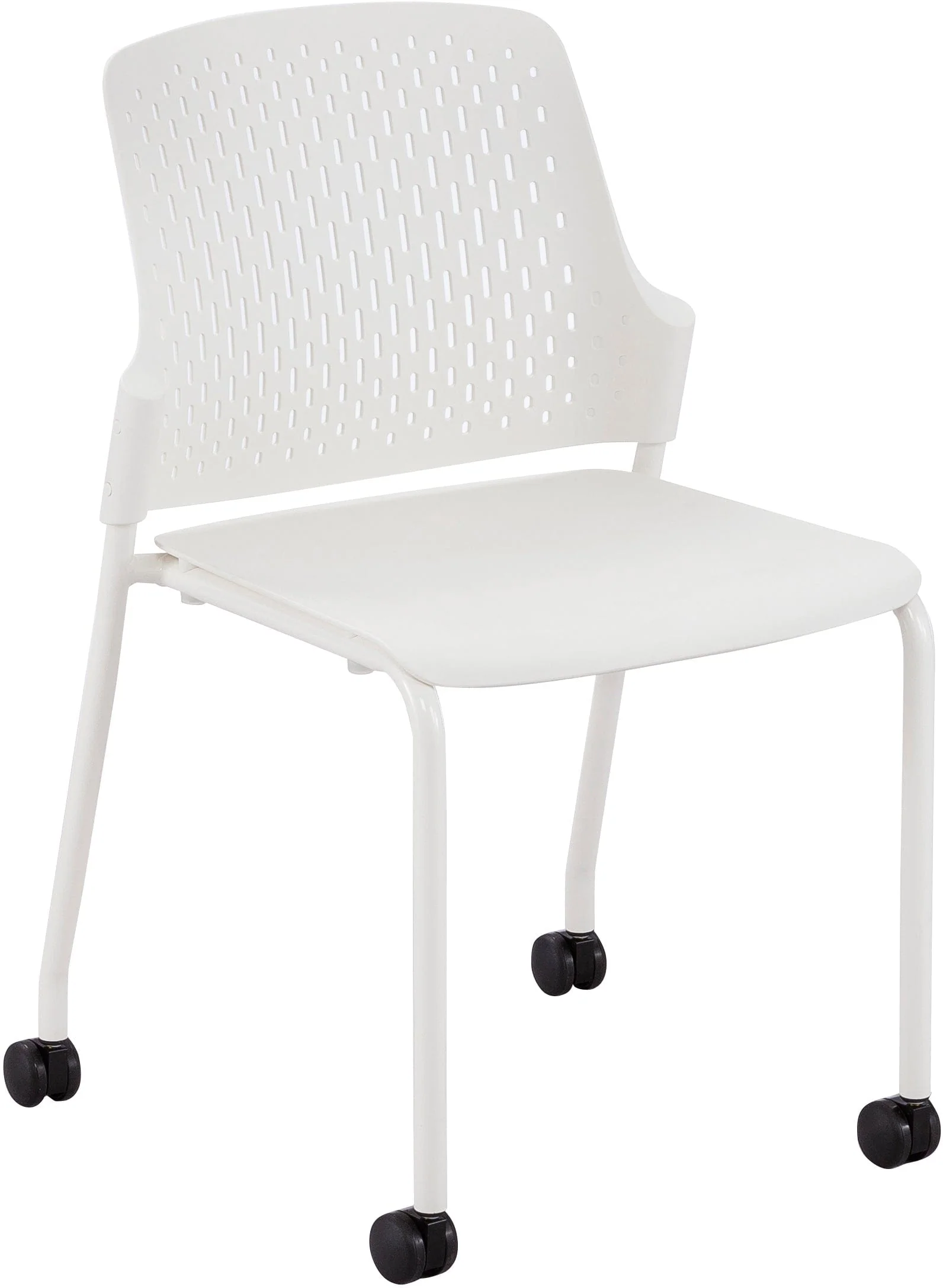 Safco Next™ Stack Chair with Casters, 4-Pack [4314] - Image 6