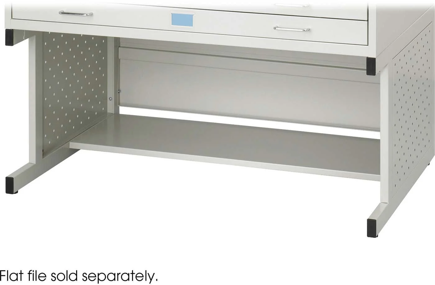 Facil Flat File High Base Medium Light Gray [4974LG]