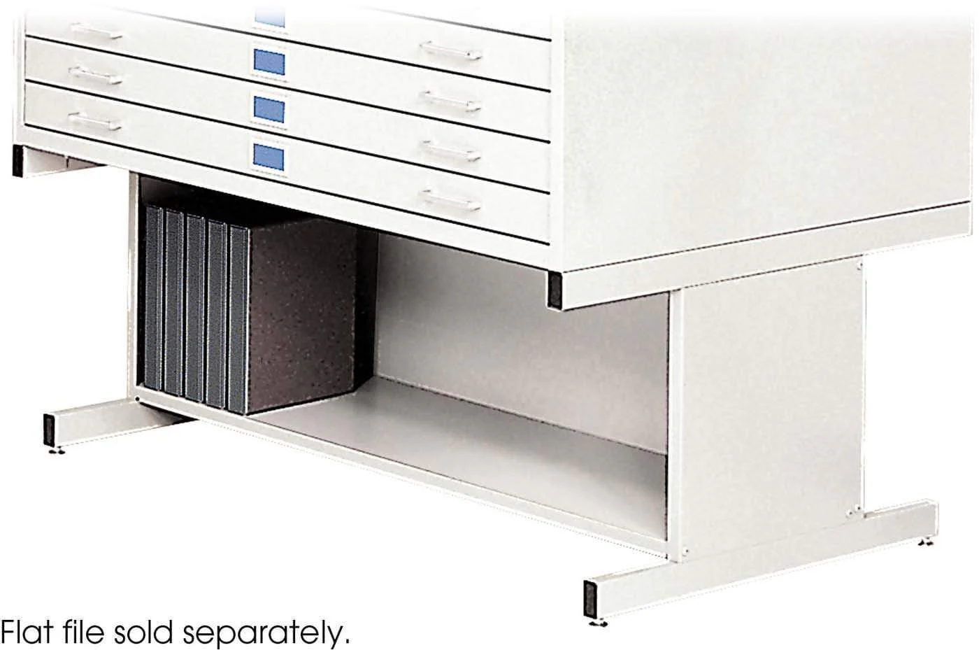 Flat File High Base for model# 4998 Steel [4979] - Image 4