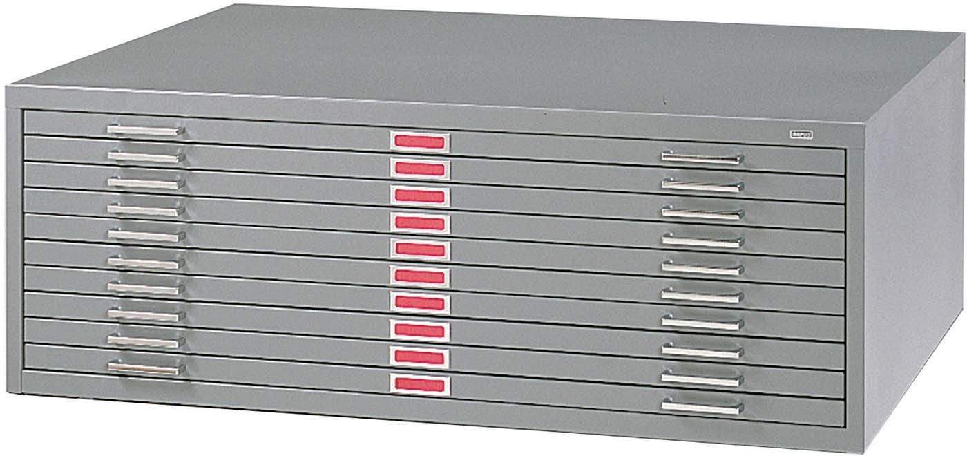 Flat File 10 Drawer For 30" x 42 Documents Steel [4986] - Image 2