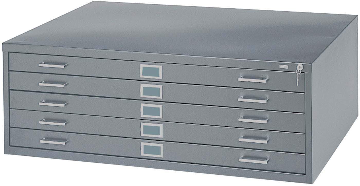 Safco Flat File 5 Drawer For 24" x 36 Documents Steel [4994] - Image 2