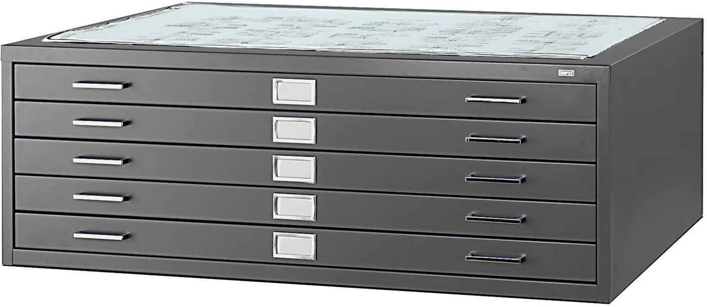 Safco Flat File 5 Drawer For 30 x 42" Documents Steel [4996]