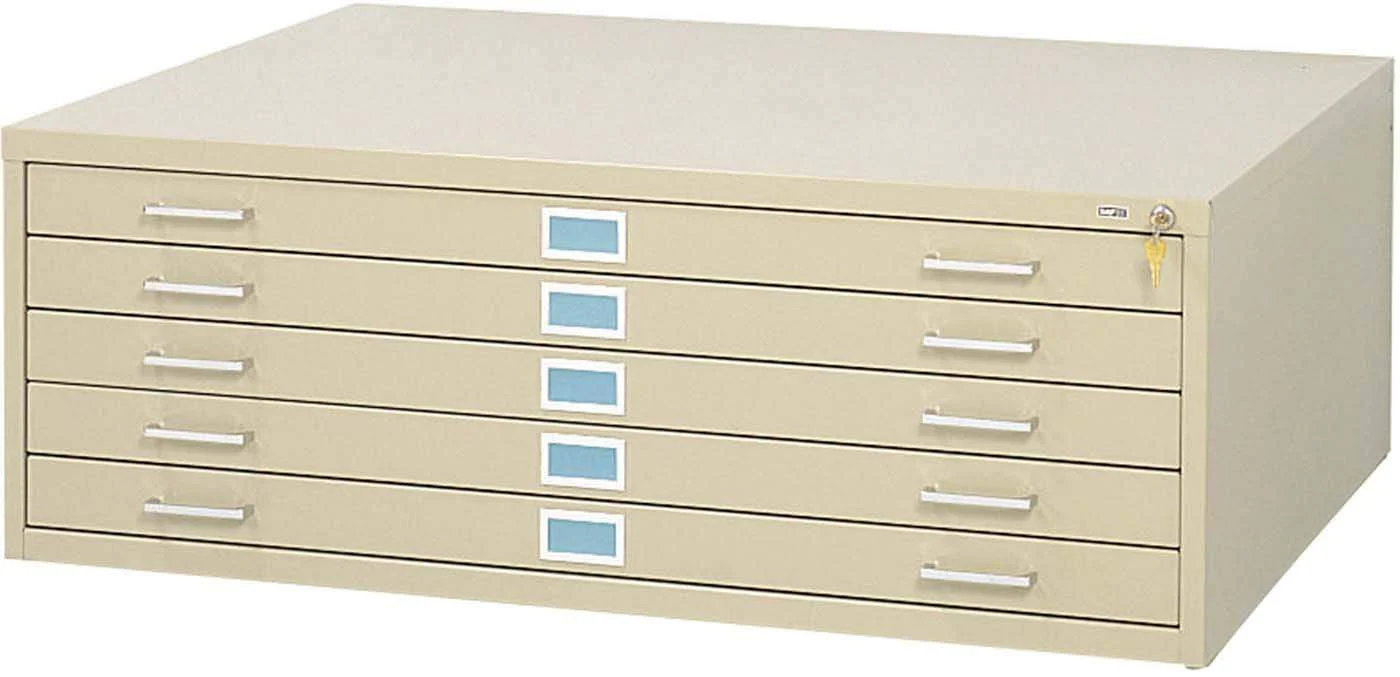 Safco Flat File 5 Drawer For 30 x 42" Documents Steel [4996] - Image 3