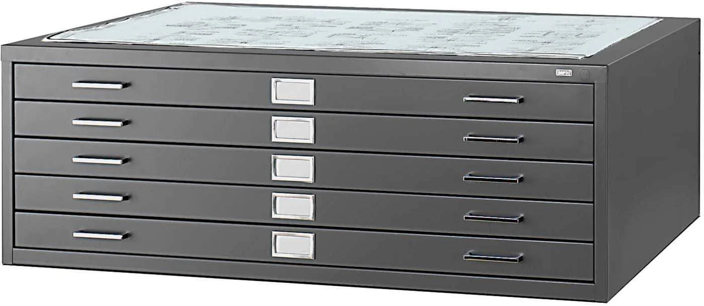 Safco Flat File 5 Drawer For 36 x 48" Documents Steel [4998]