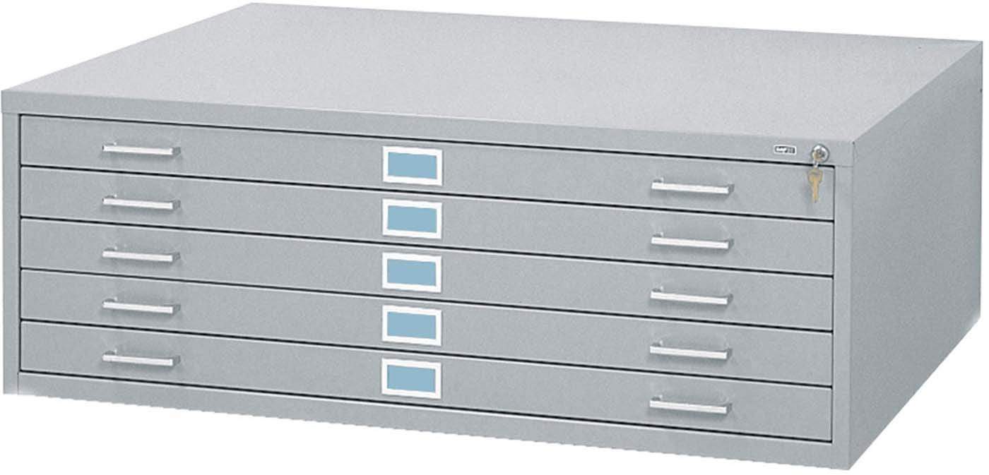 Safco Flat File 5 Drawer For 36 x 48" Documents Steel [4998] - Image 2